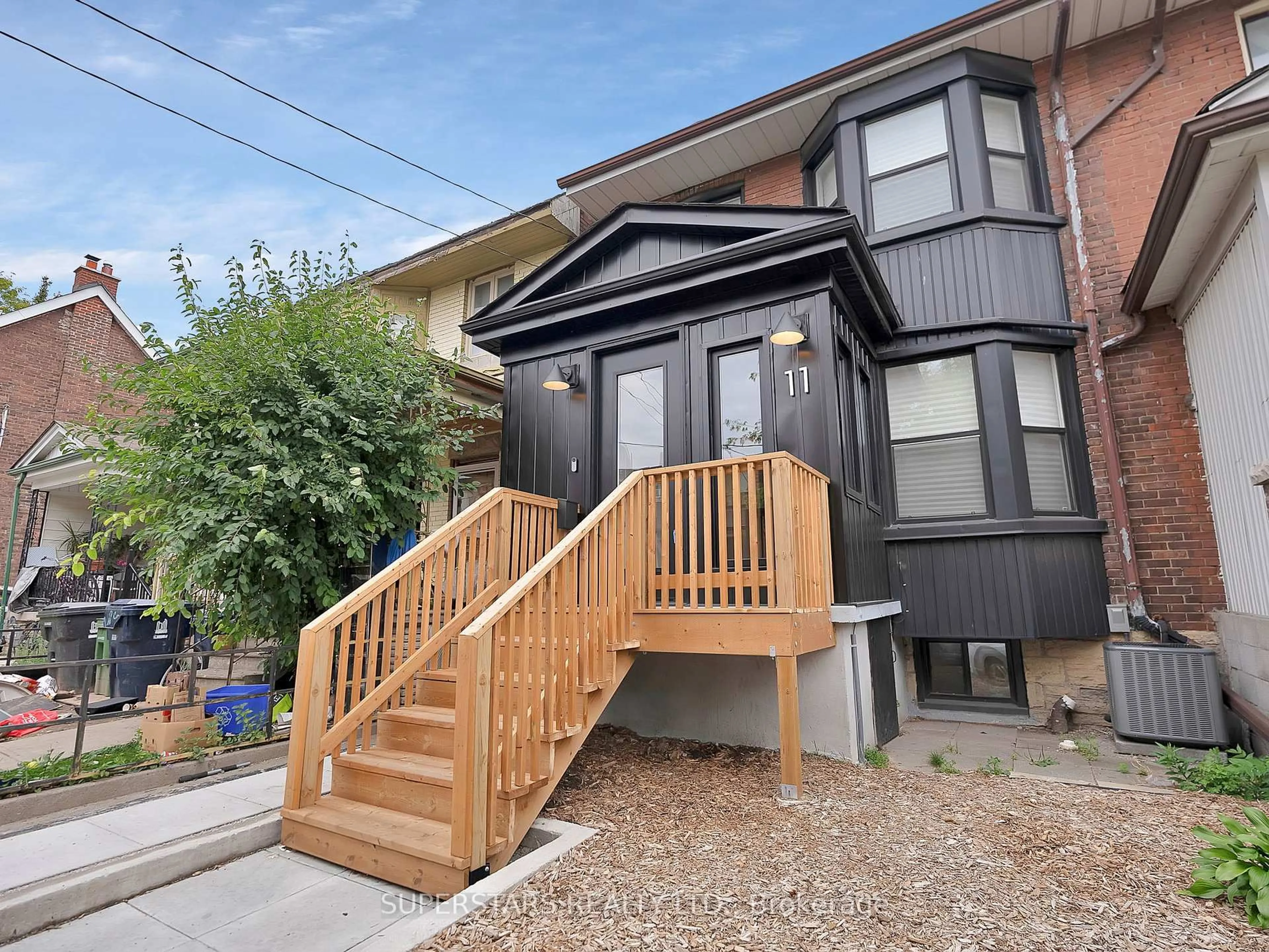 Home with brick exterior material, street for 11 Carling Ave, Toronto Ontario M6G 3S2