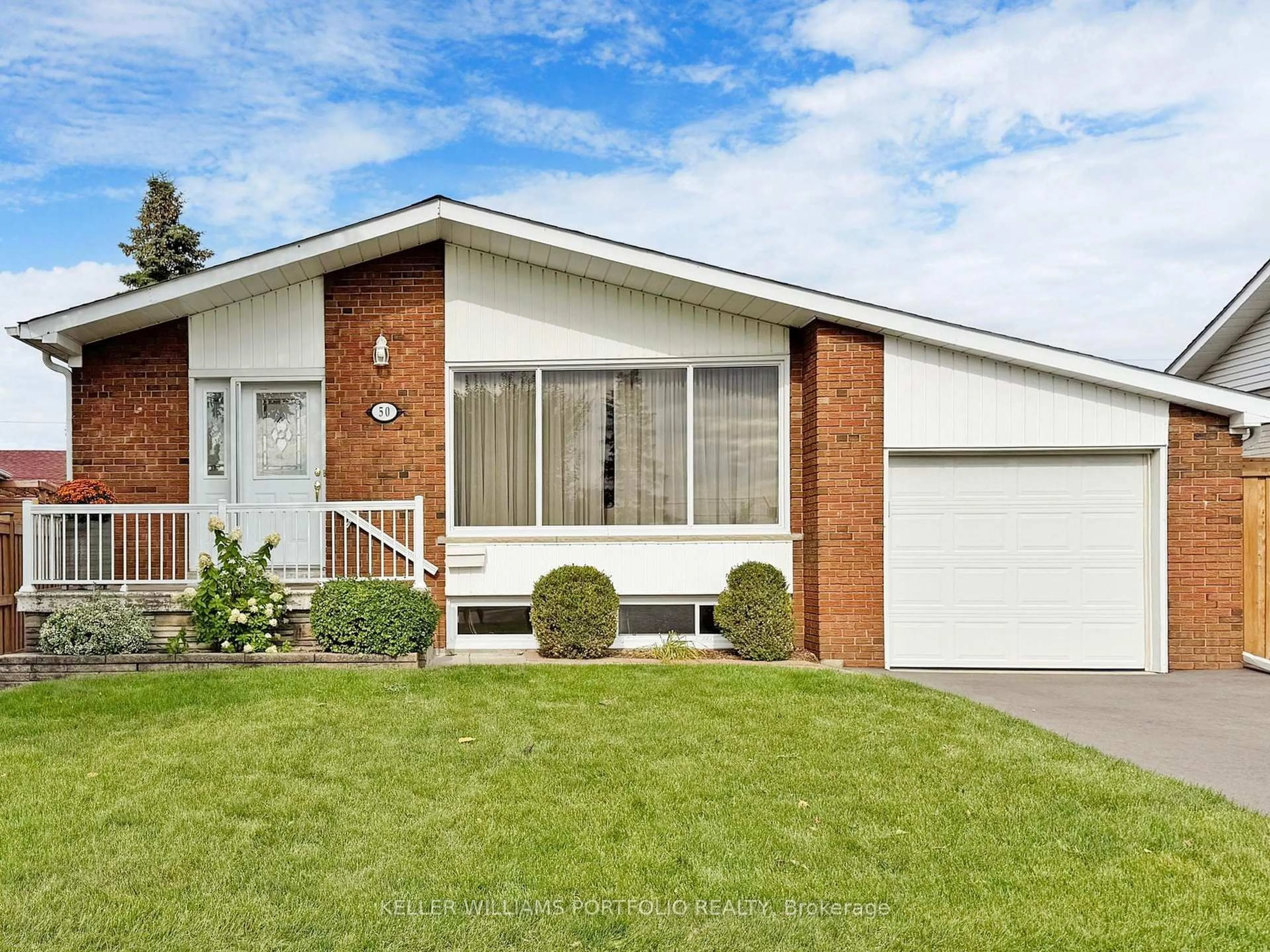 Home with vinyl exterior material, street for 50 Dixfield Dr, Toronto Ontario M9C 4J3