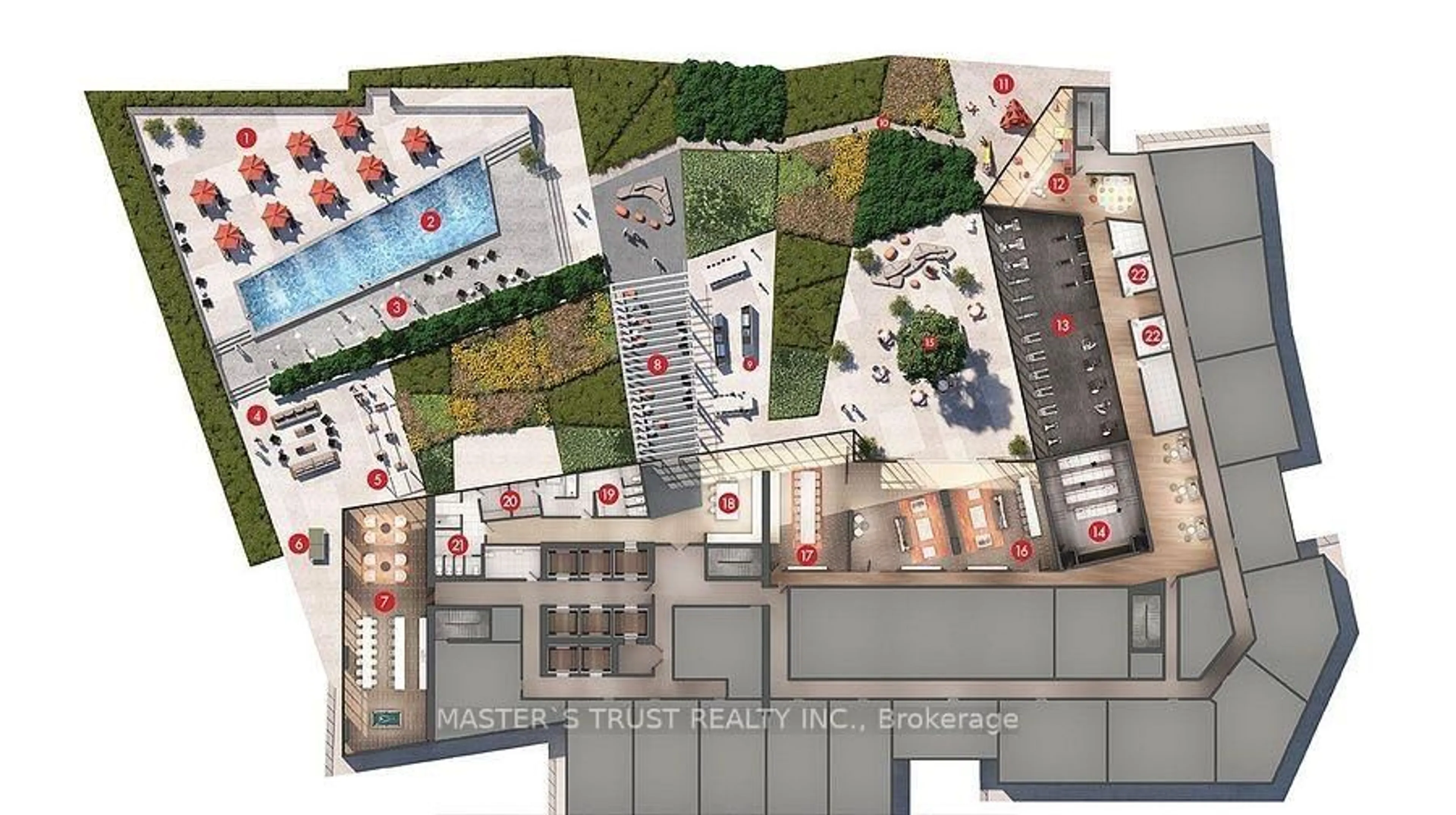 Floor plan for 3883 Quartz Rd #3409, Mississauga Ontario L5B 4M6