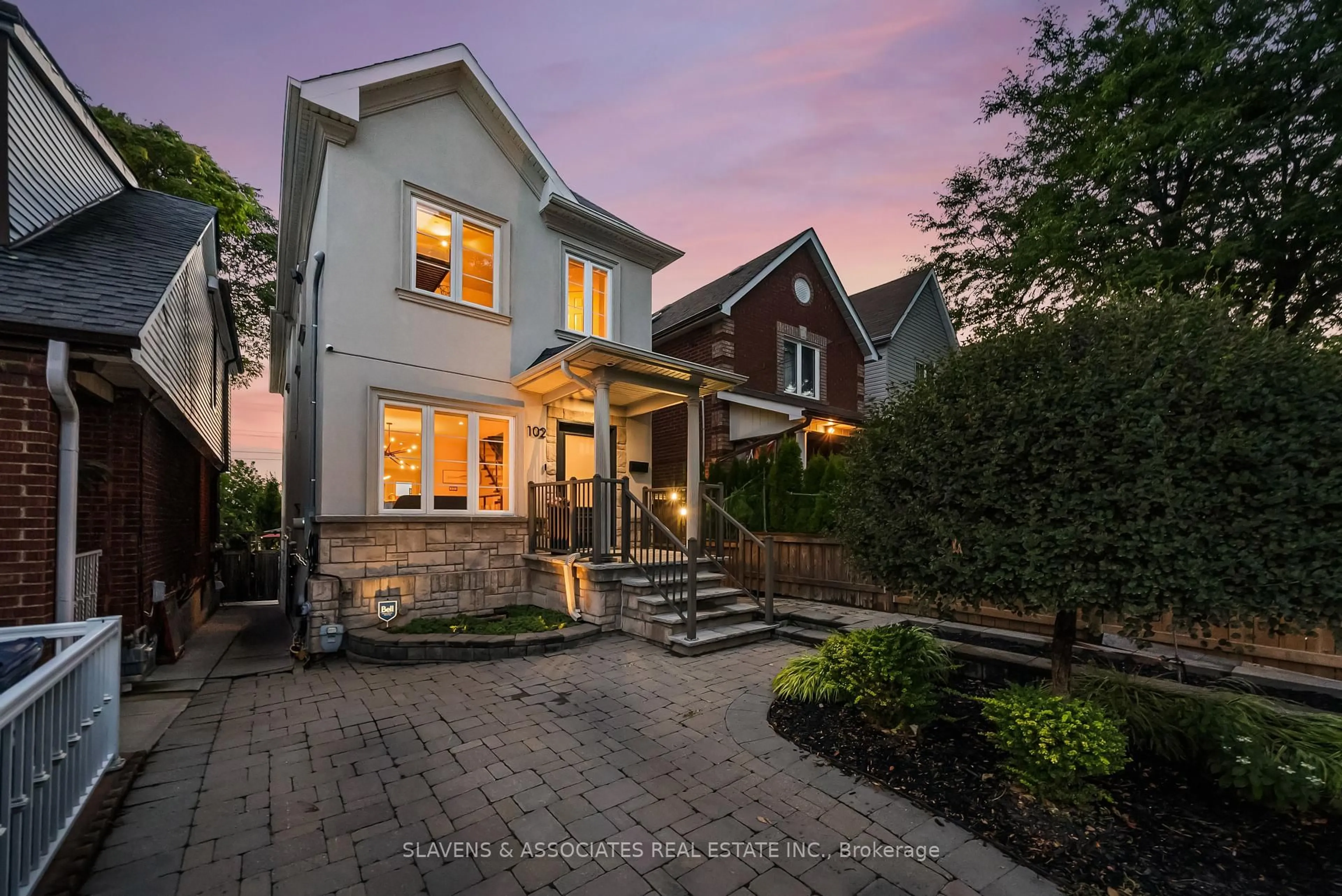 Home with brick exterior material, street for 102 Gilbert Ave, Toronto Ontario M6E 4W1