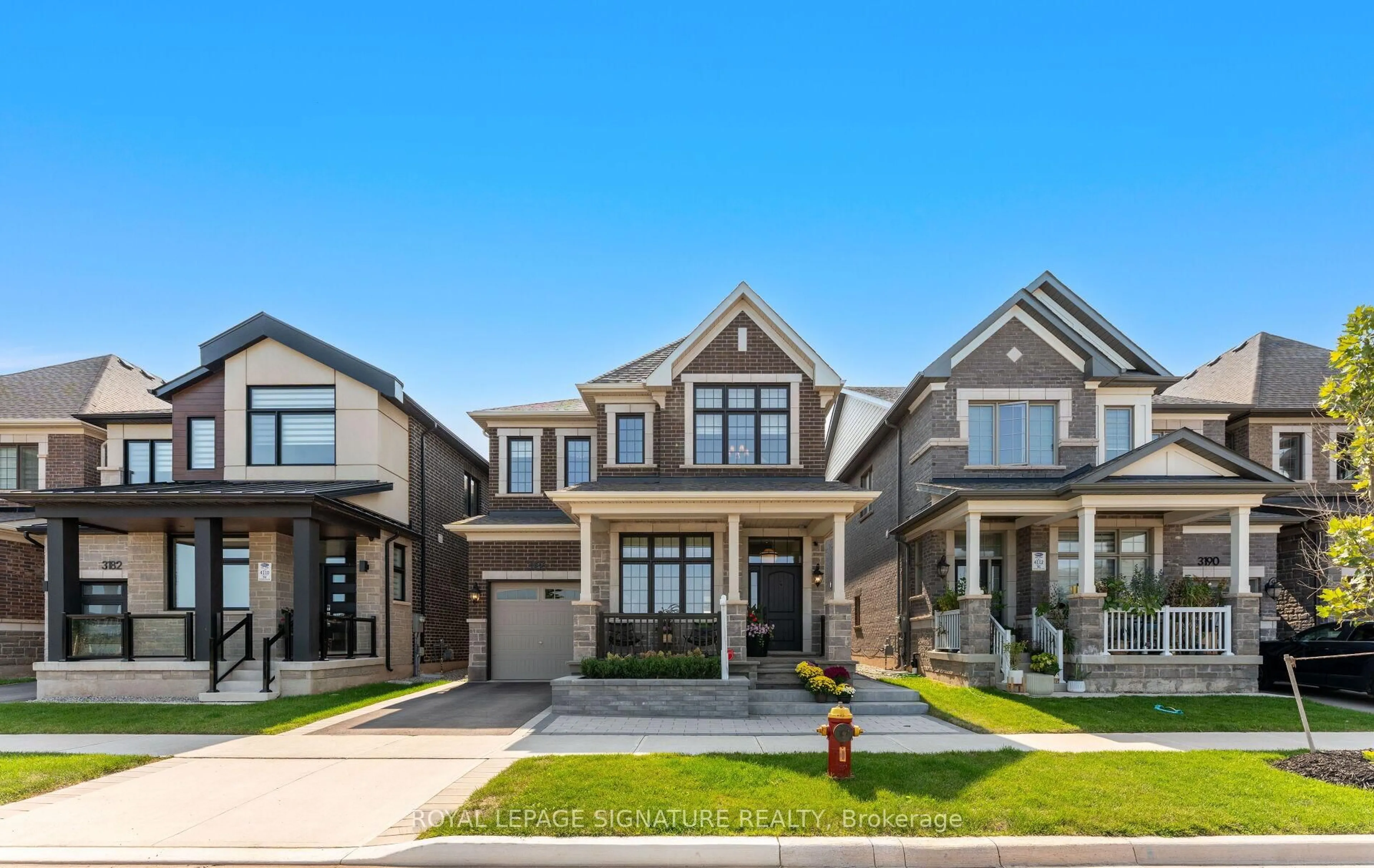 Home with brick exterior material, street for 3186 William Cutmore Blvd, Oakville Ontario L6H 7X3