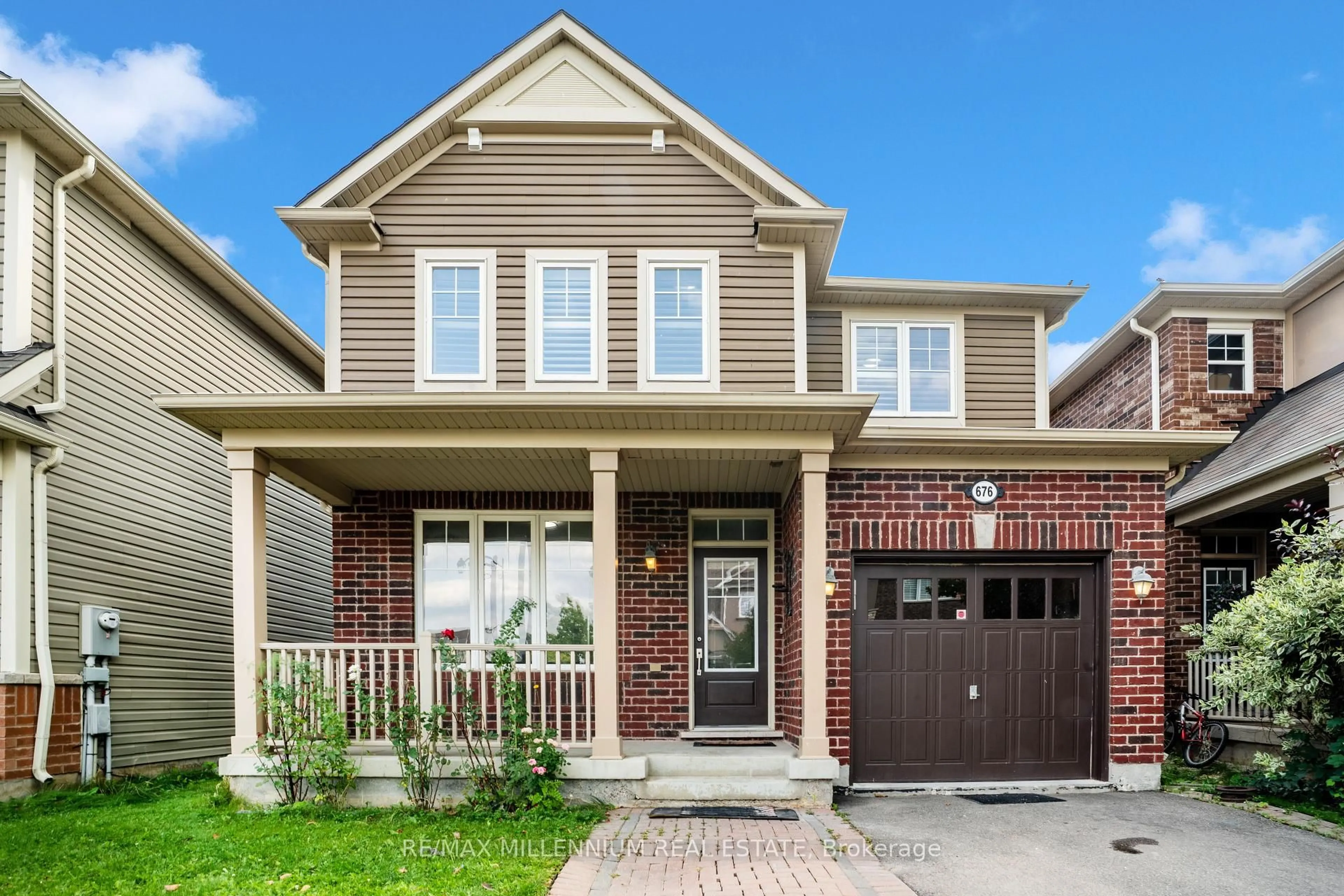 Home with brick exterior material, street for 676 Snider Terr, Milton Ontario L9T 7R9