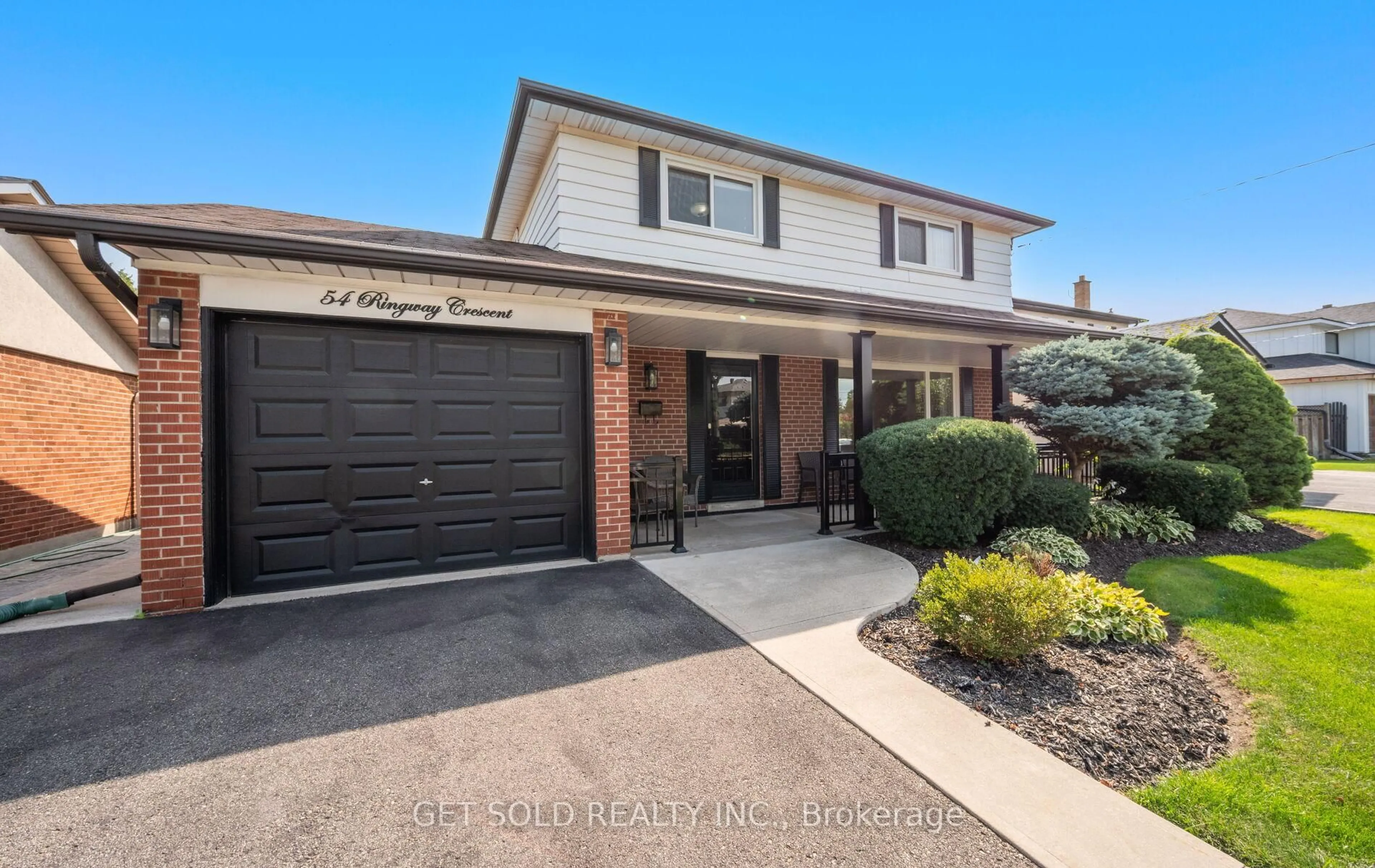 Home with brick exterior material, street for 54 Ringway Cres, Toronto Ontario M9W 1X4