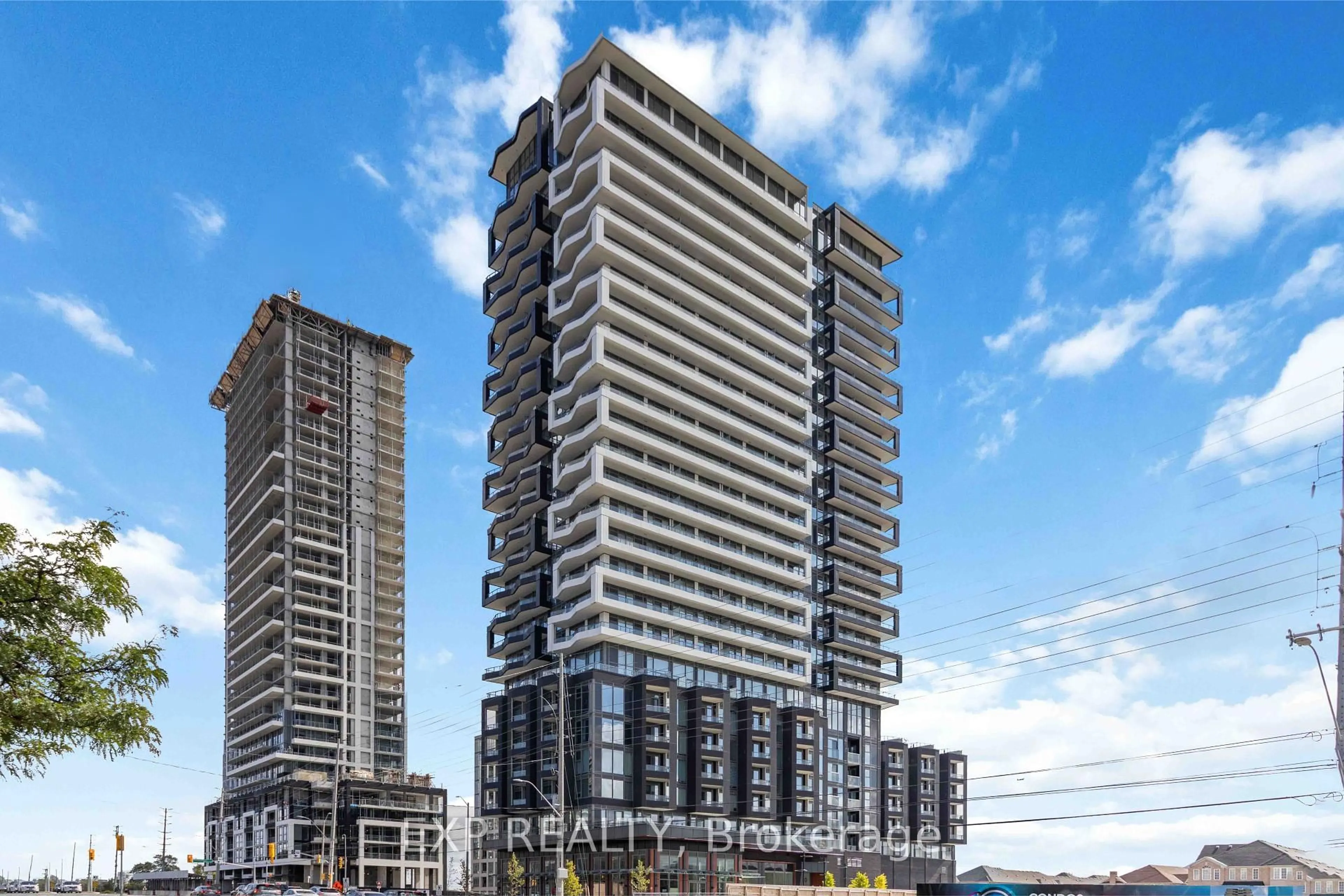 A pic from outside/outdoor area/front of a property/back of a property/a pic from drone, unknown for 260 Malta Ave #506, Brampton Ontario L6Y 6L7