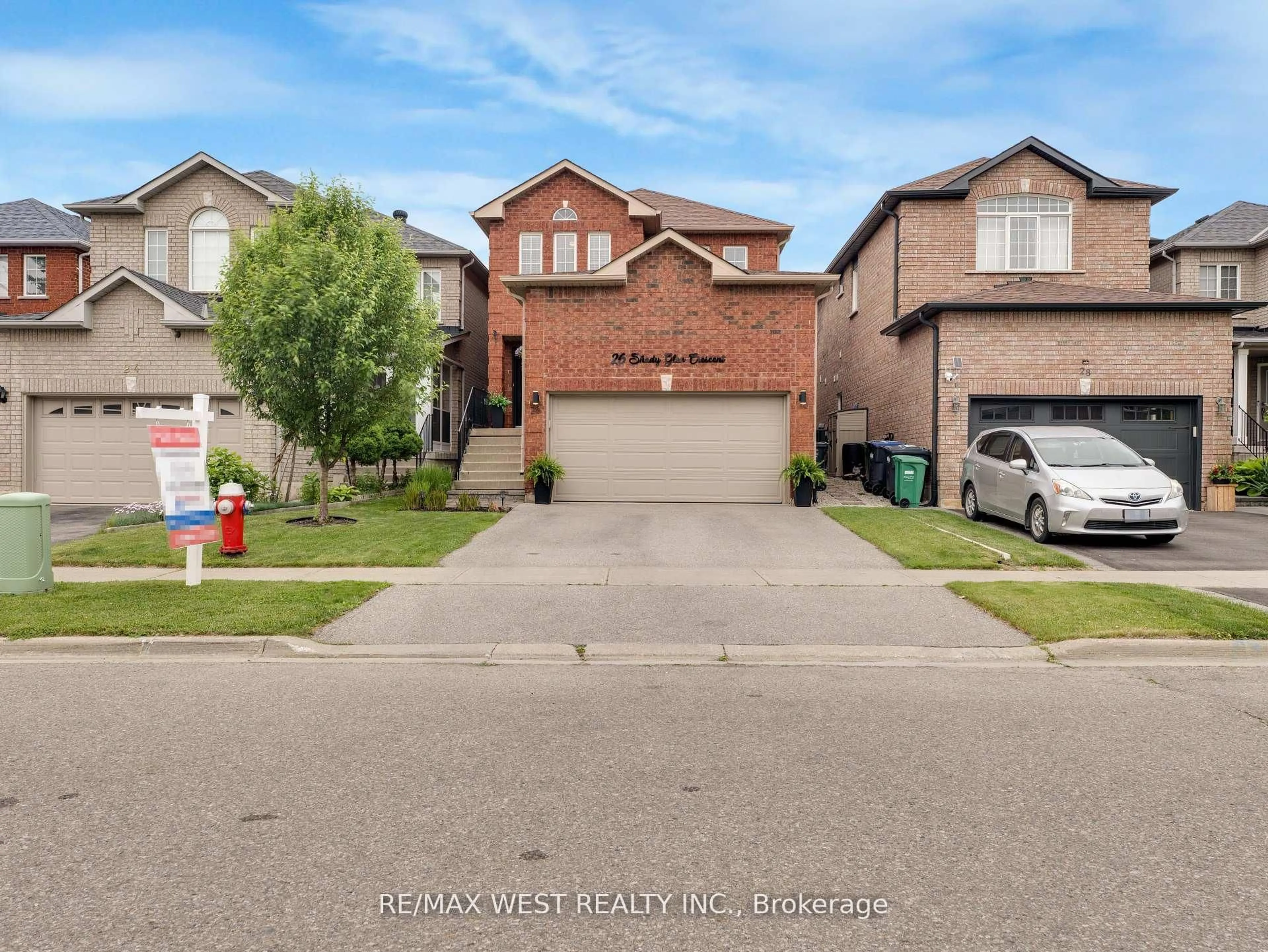 Home with brick exterior material, street for 26 Shady Glen Cres, Caledon Ontario L7E 2K4