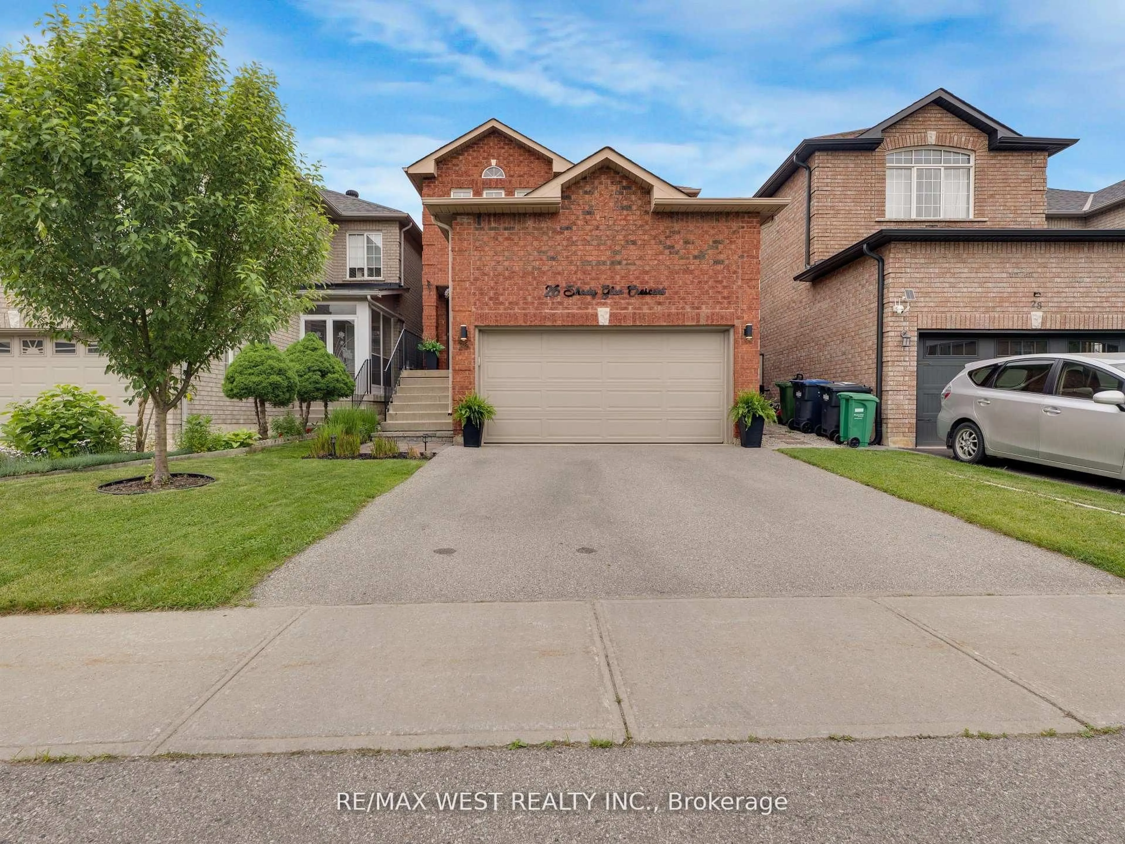 Home with brick exterior material, street for 26 Shady Glen Cres, Caledon Ontario L7E 2K4