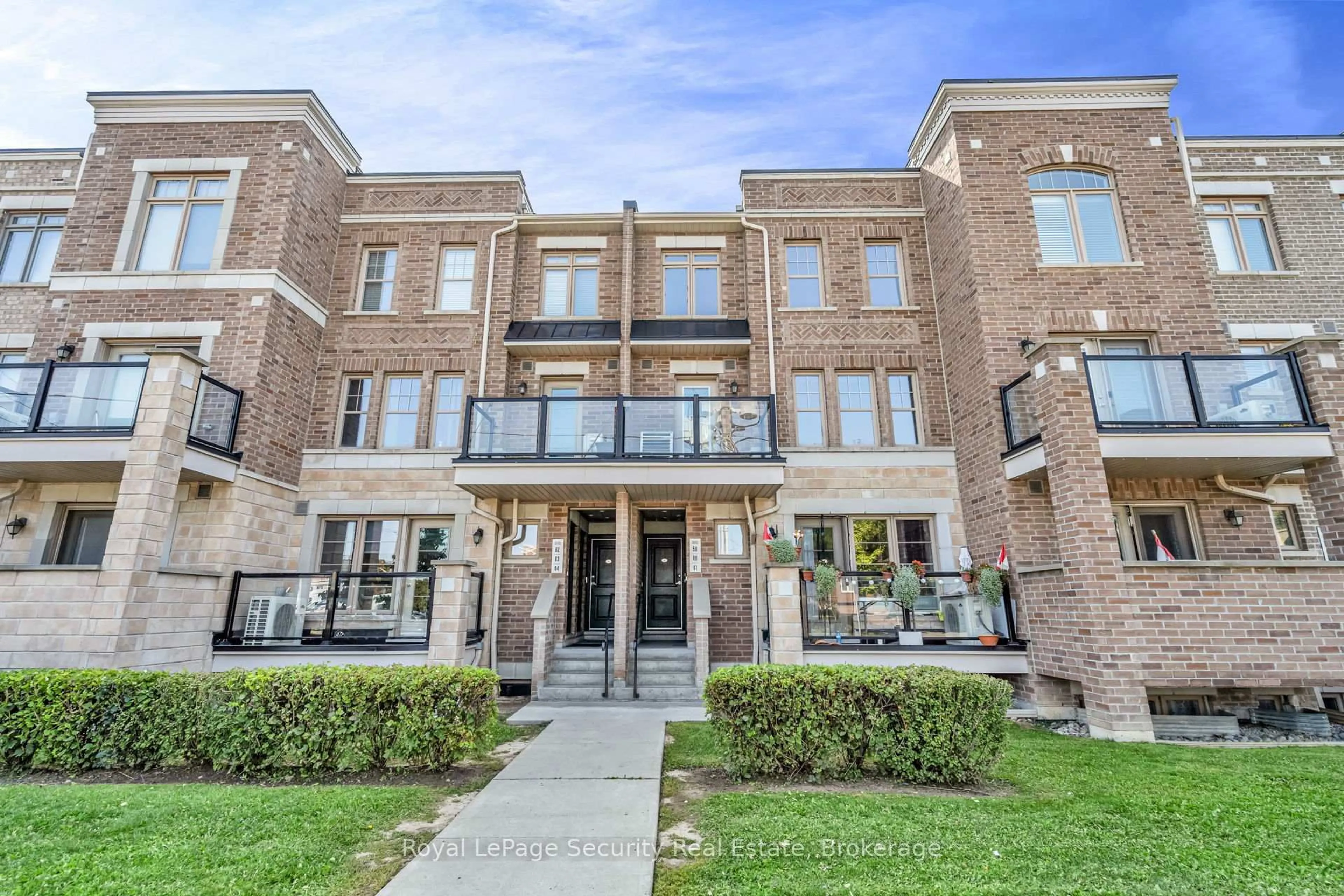 Home with brick exterior material, street for 2315 Sheppard Ave #61, Toronto Ontario M9M 3A4