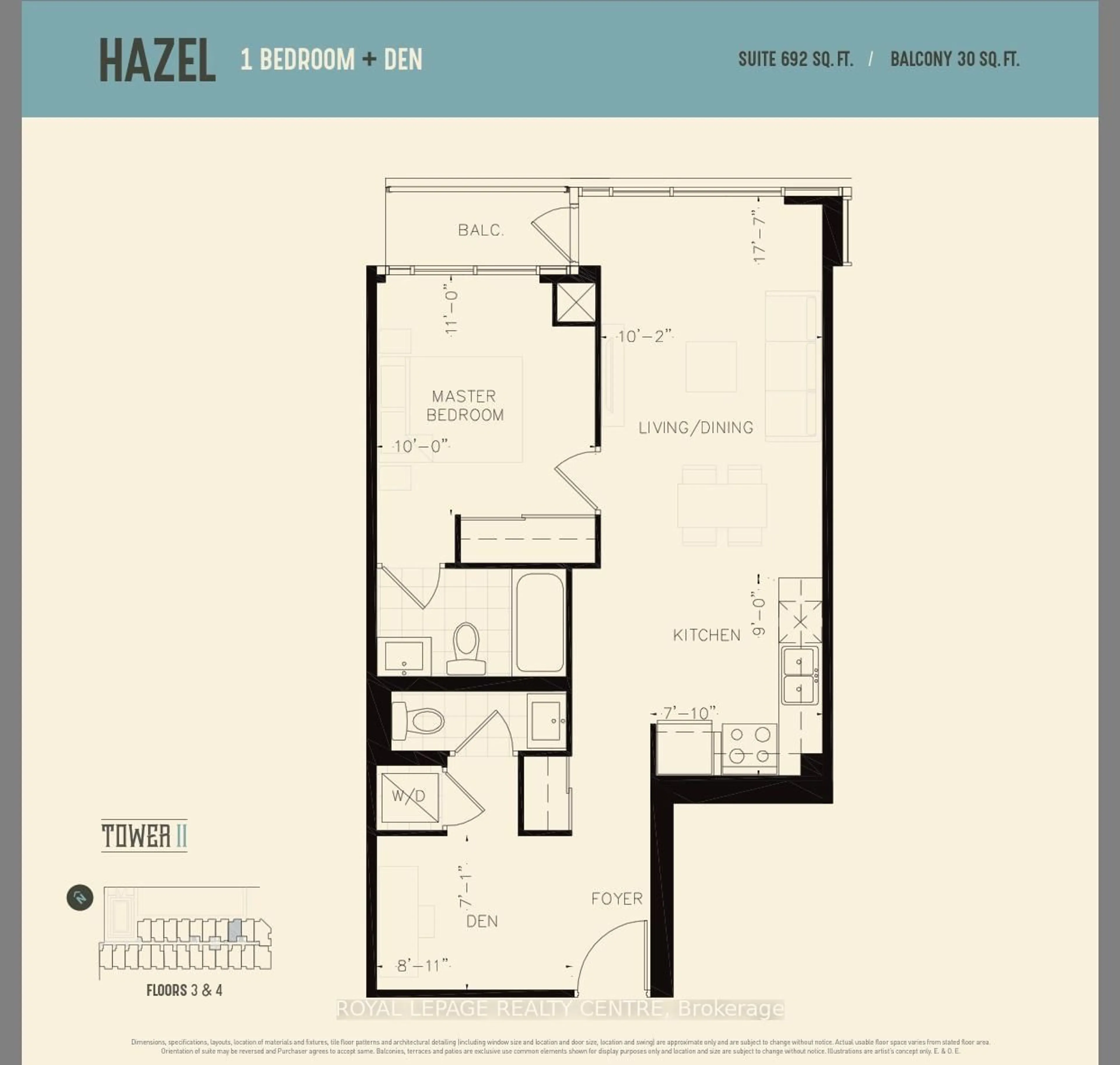 Floor plan for 2481 Taunton Rd #366, Oakville Ontario L6H 3R7