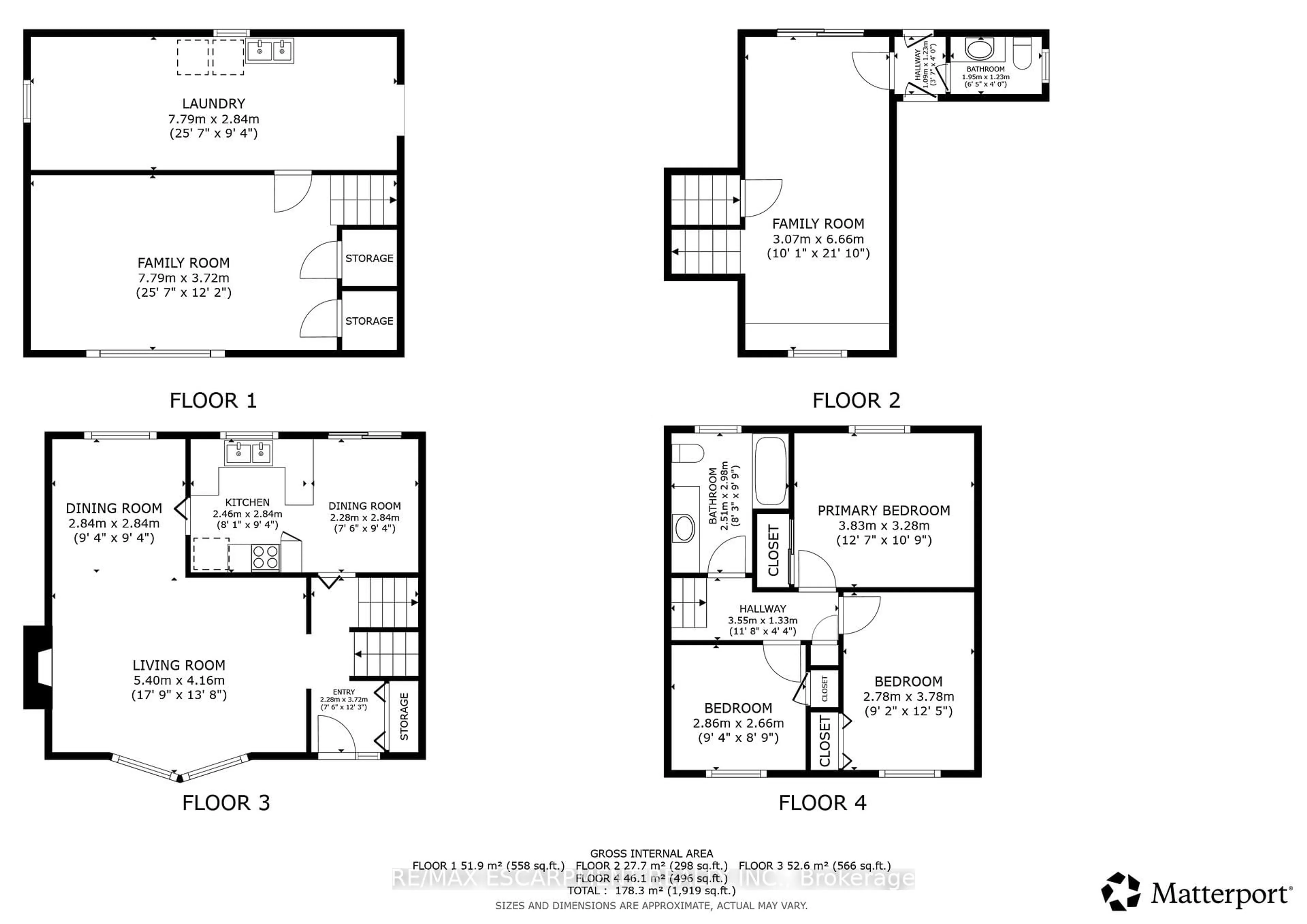Floor plan for 289 Cheltenham Rd, Burlington Ontario L7L 4H6