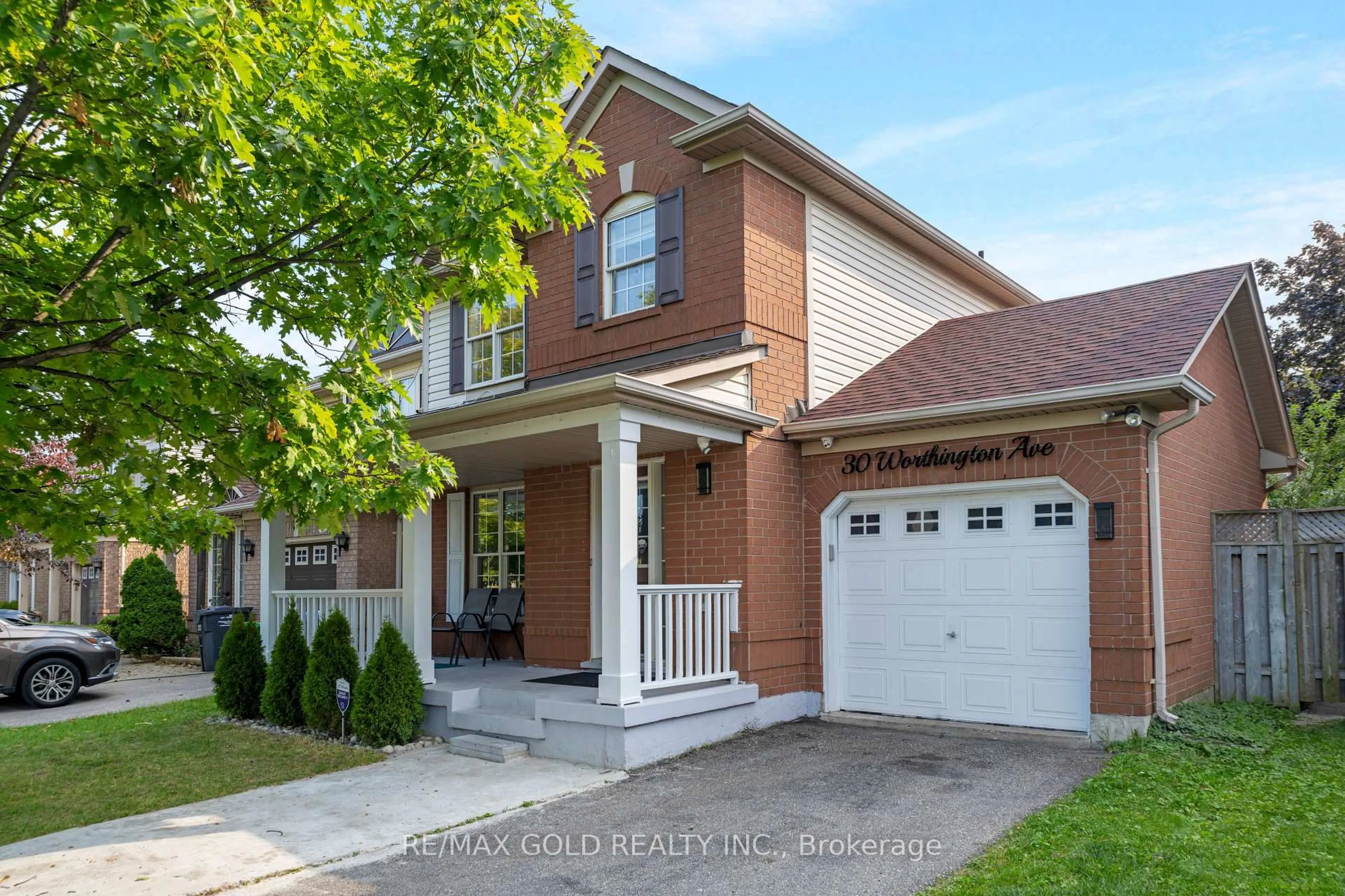 Home with brick exterior material, street for 30 Worthington Ave, Brampton Ontario L7A 1M9