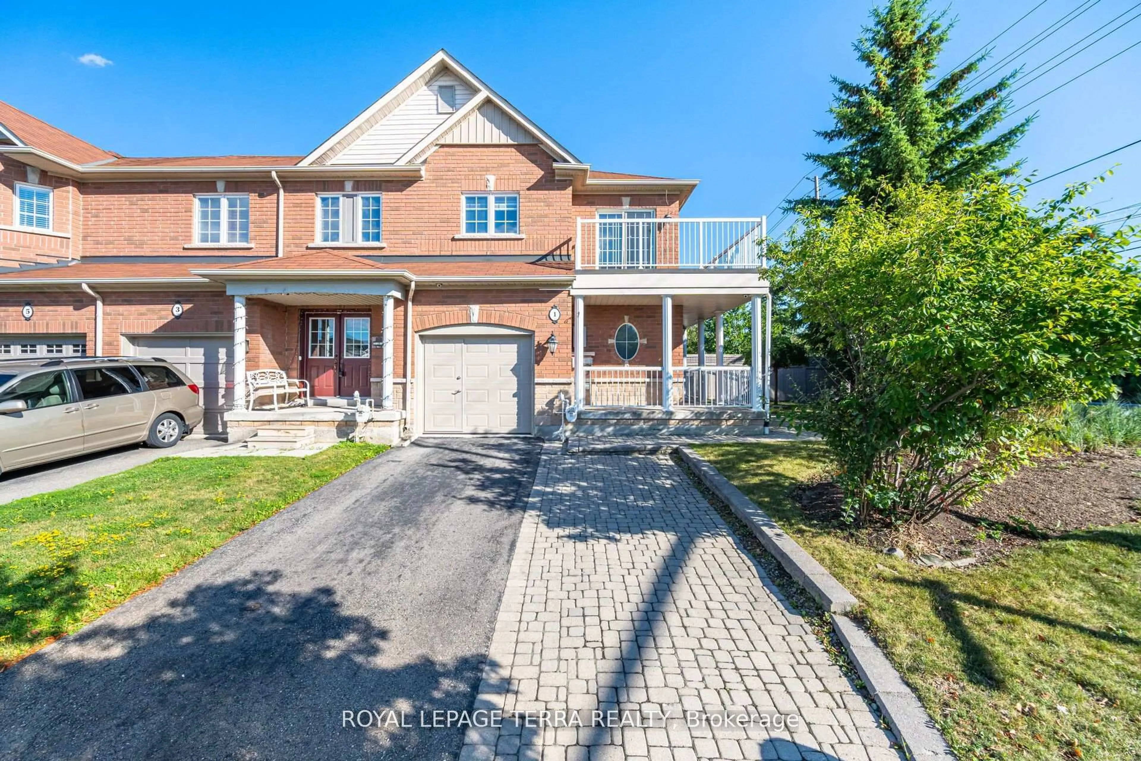 Home with brick exterior material, street for 1 Copperfield Rd, Brampton Ontario L6Z 0C7