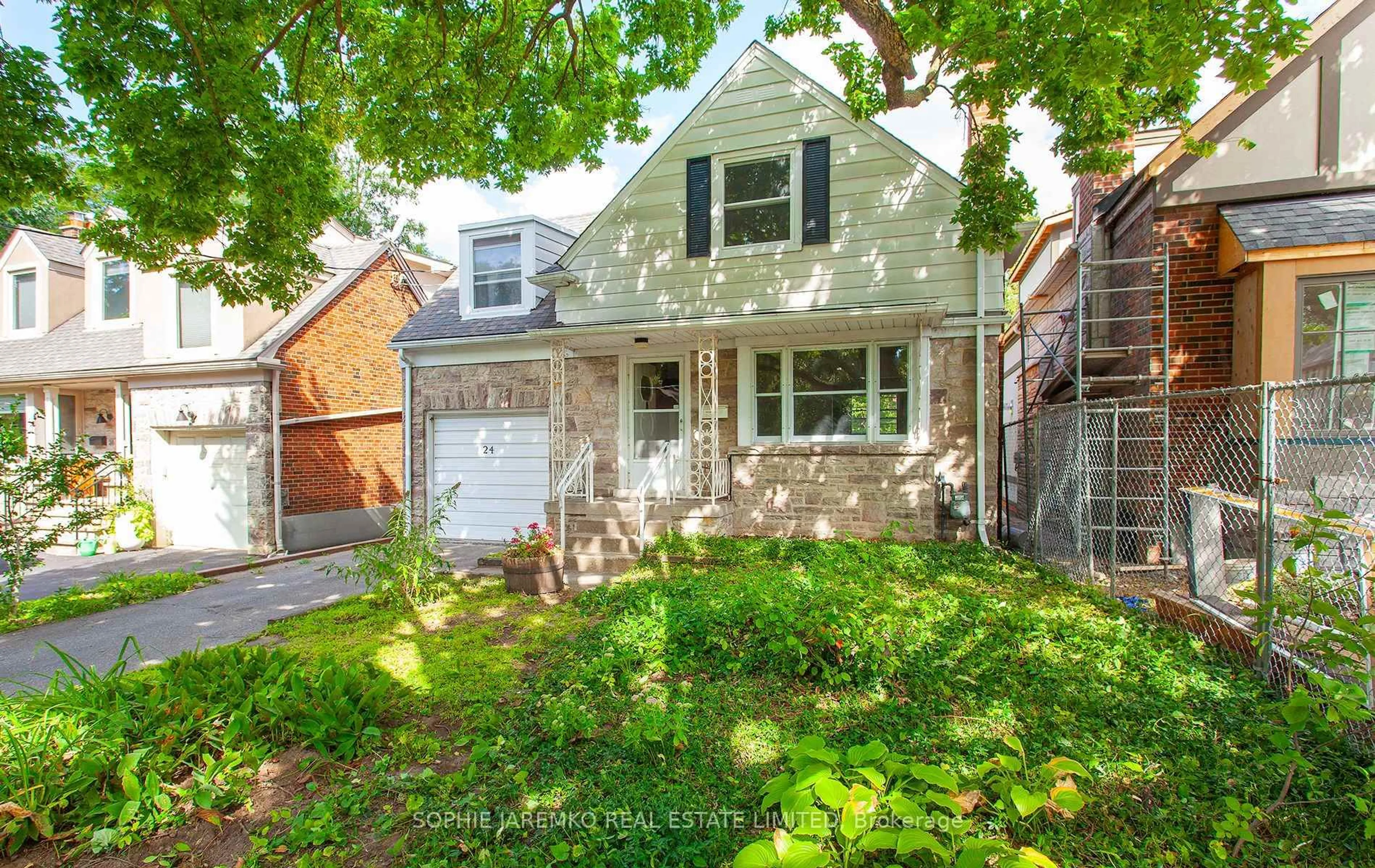 Home with brick exterior material, street for 24 Sunnylea Ave, Toronto Ontario M8Y 2J7