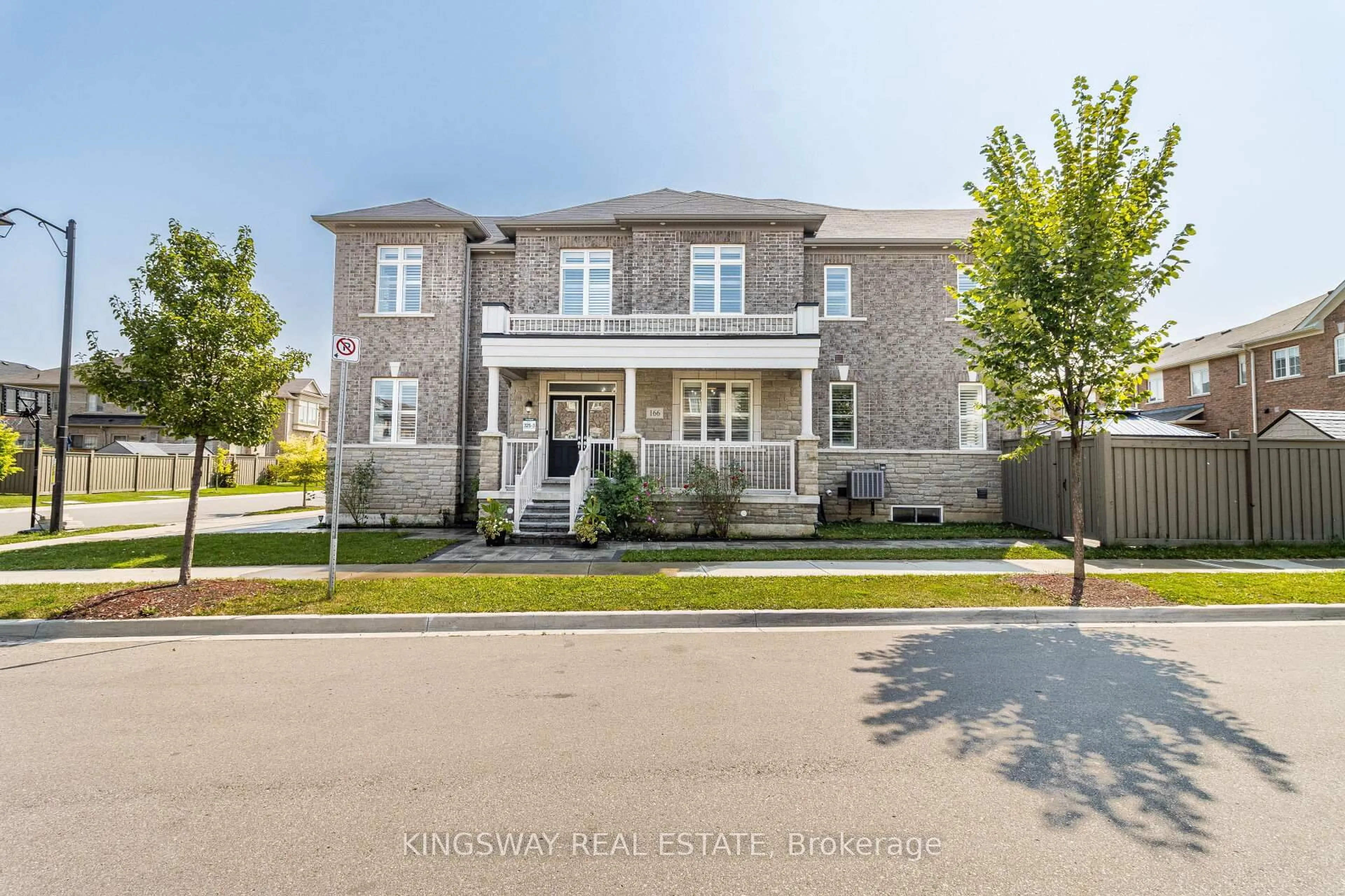 Home with brick exterior material, street for 166 Bronson Terr, Milton Ontario L9T 7K6