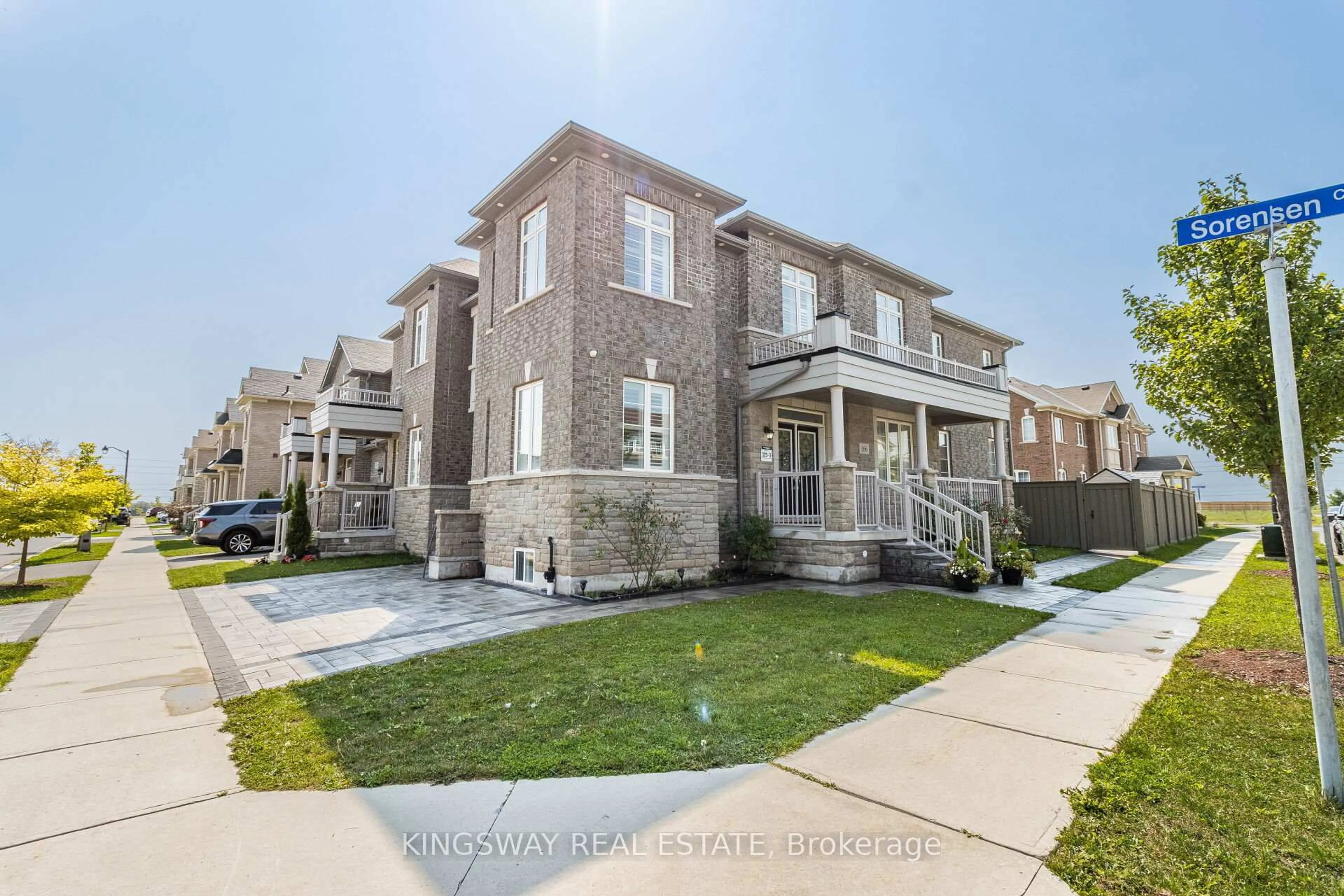 Home with brick exterior material, street for 166 Bronson Terr, Milton Ontario L9T 7K6