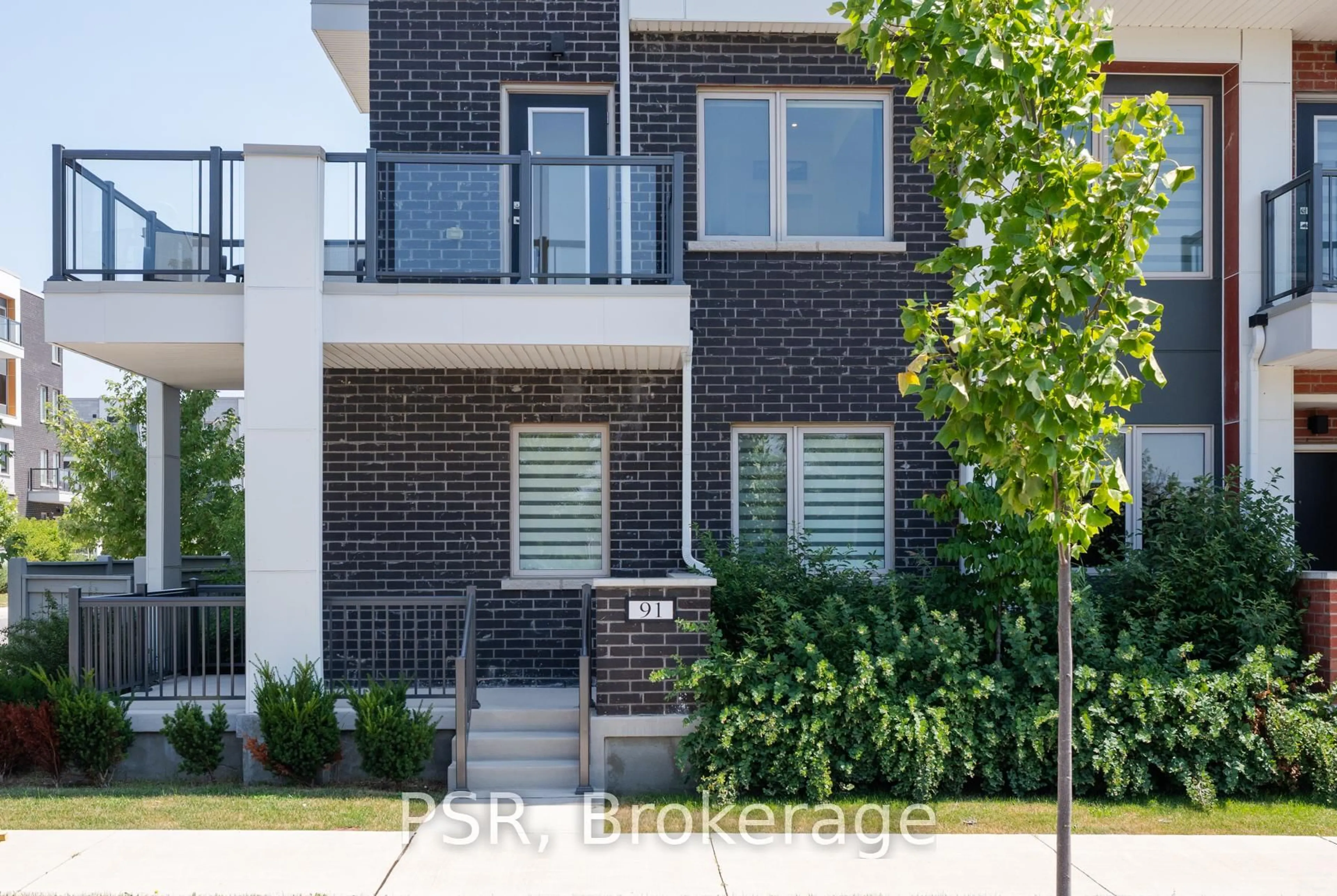 Home with brick exterior material, street for 91 Frederick Tisdale Dr, Toronto Ontario M3K 0C6