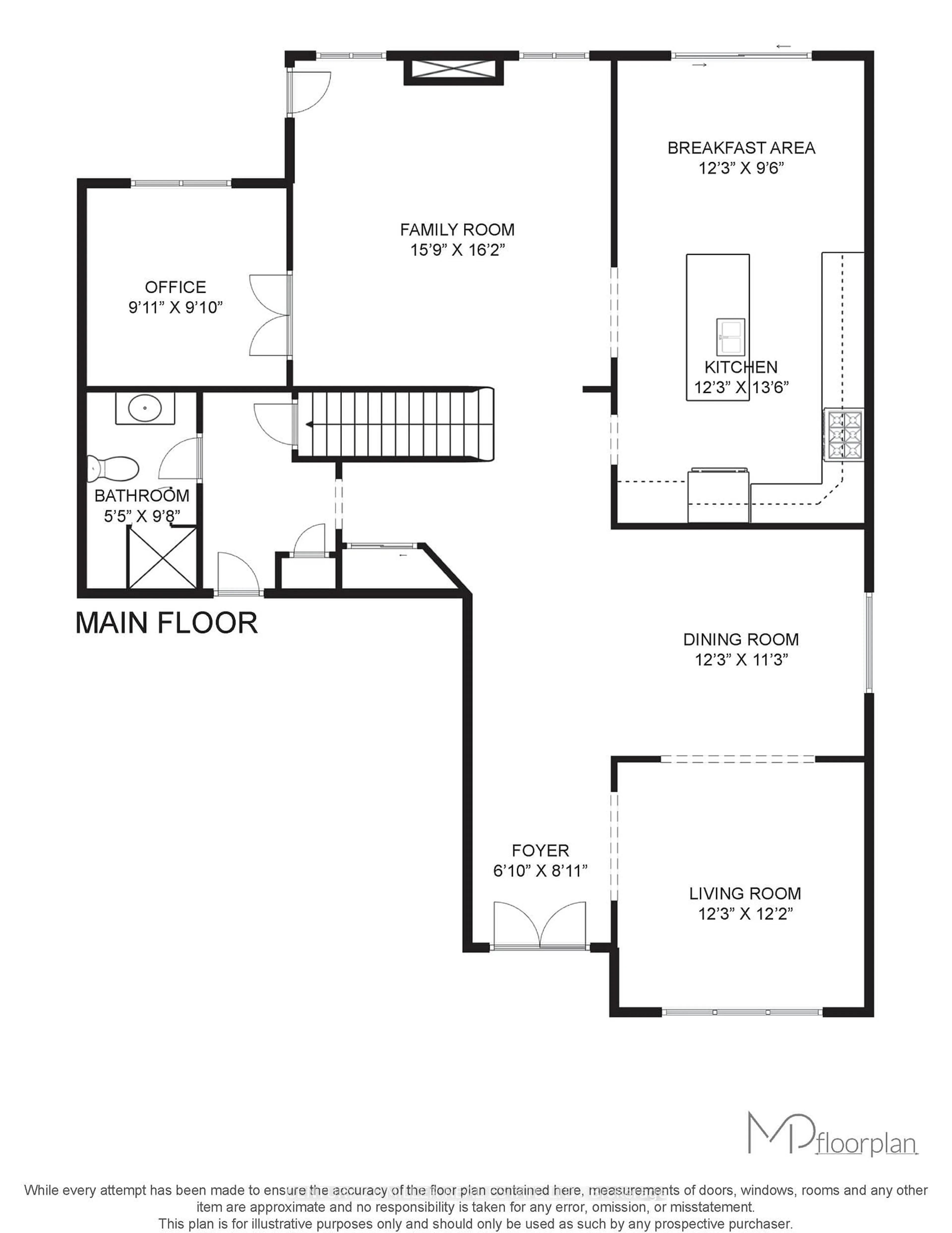 Floor plan for 2098 Wildfel Way, Oakville Ontario L6M 0E2