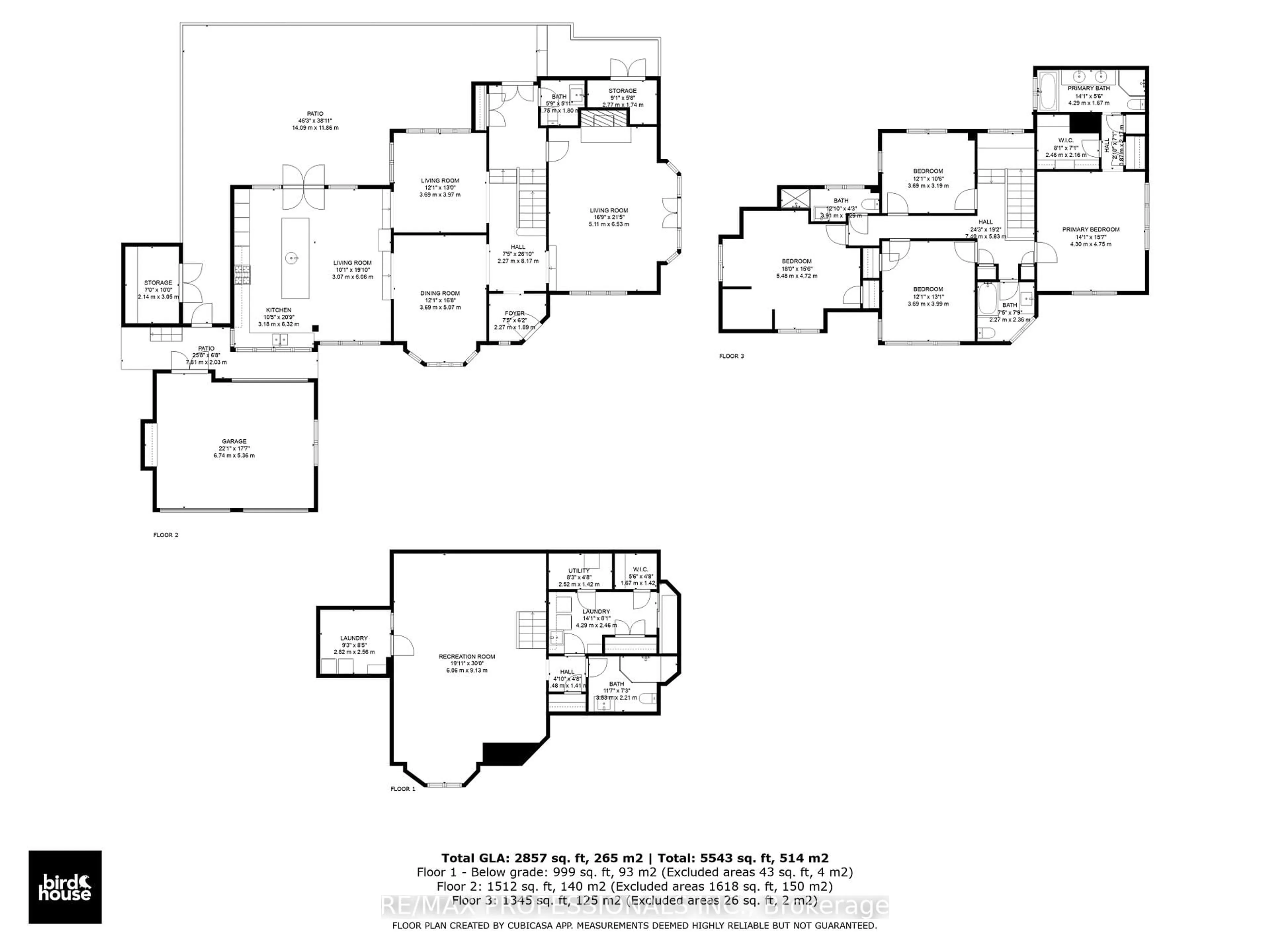 Floor plan for 16 Kingsway Cres, Toronto Ontario M8X 2P9
