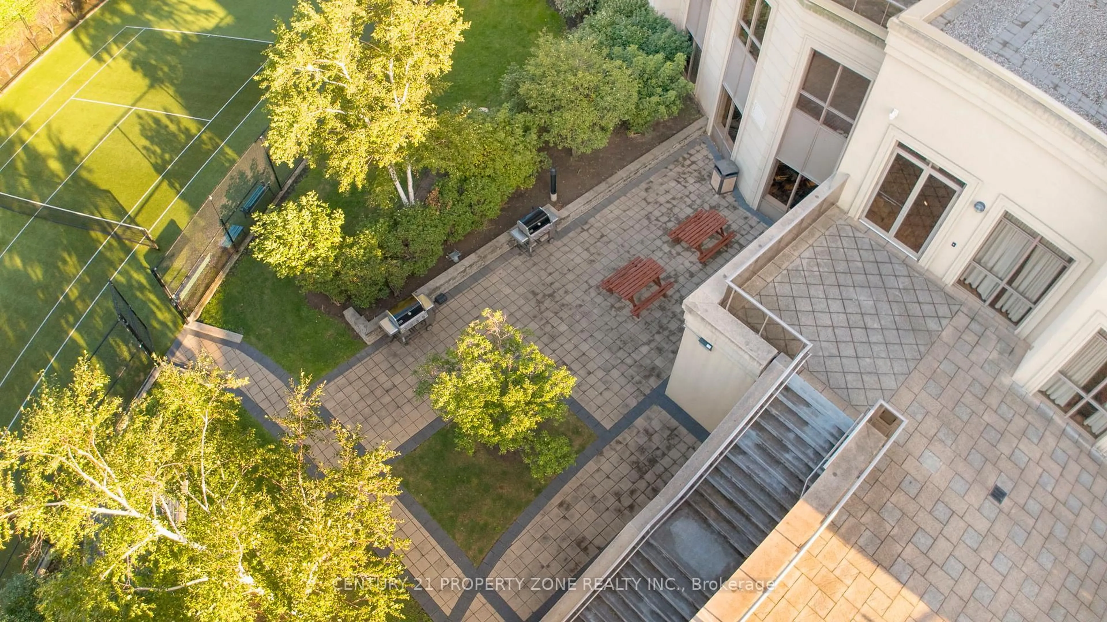 A pic from outside/outdoor area/front of a property/back of a property/a pic from drone, city buildings view from balcony for 710 Humberwood Blvd #1411, Toronto Ontario M9W 7J5