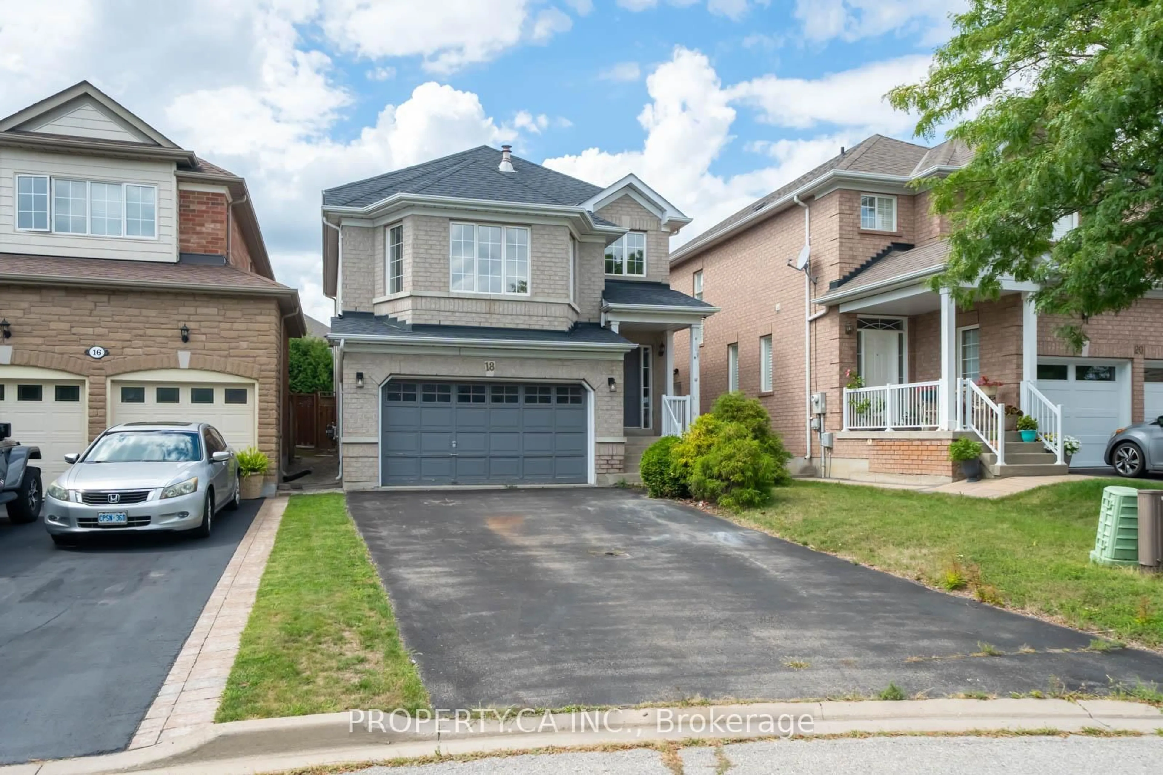 Home with brick exterior material, street for 18 Cobbler St, Brampton Ontario L6X 4T5