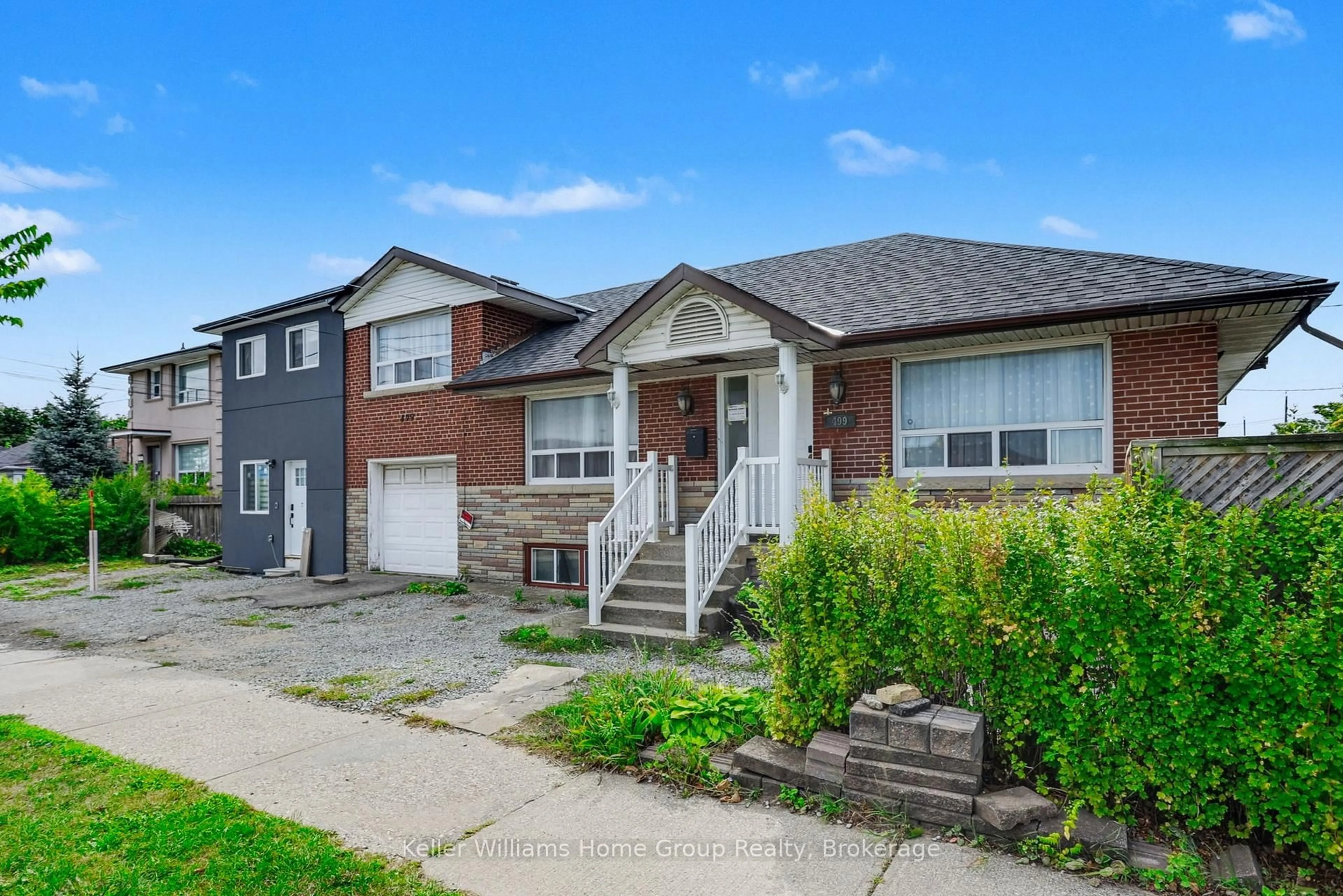 Home with brick exterior material, street for 497-499 Evans Ave, Toronto Ontario M8W 2V2