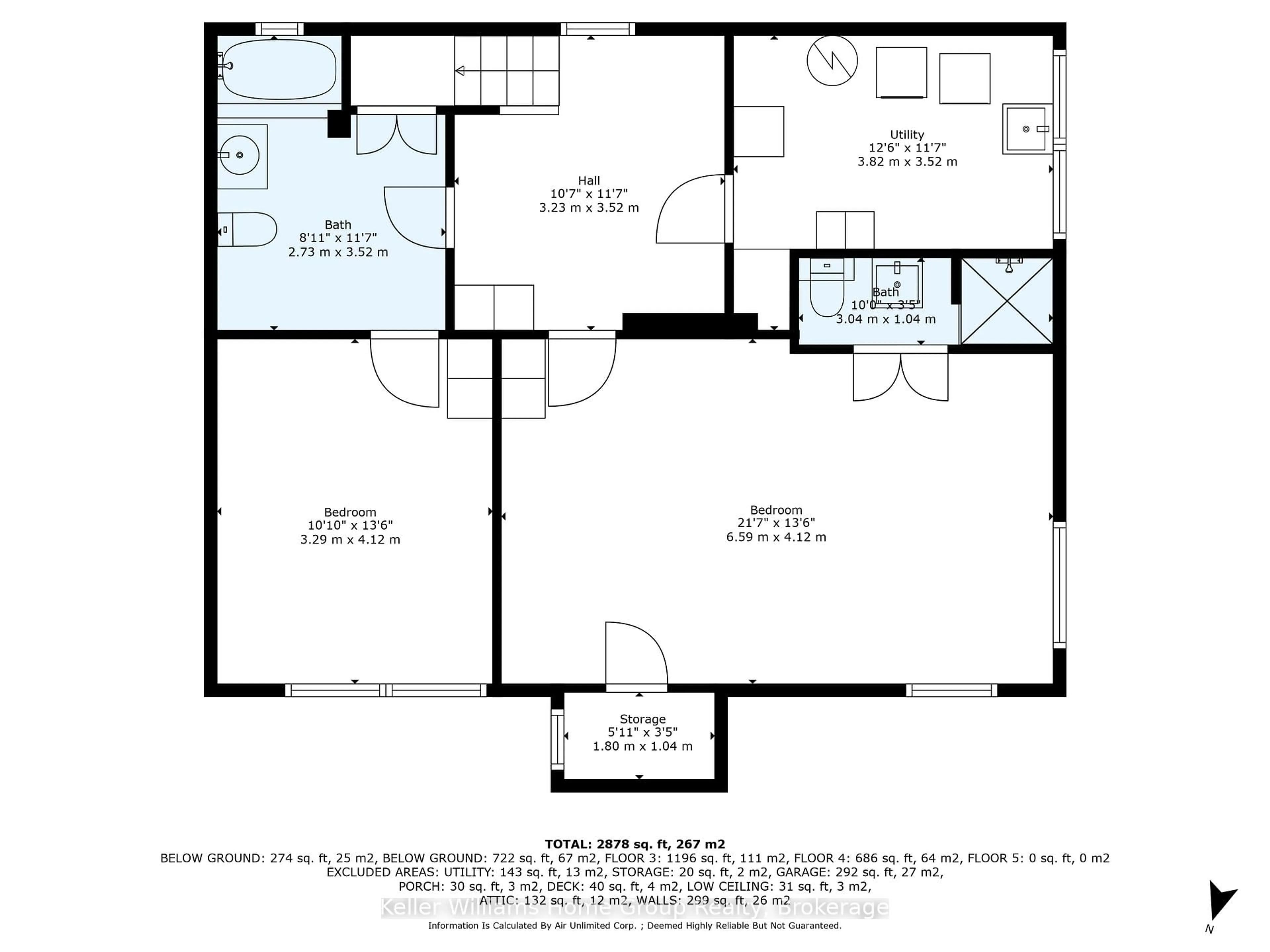 Floor plan for 497-499 Evans Ave, Toronto Ontario M8W 2V2