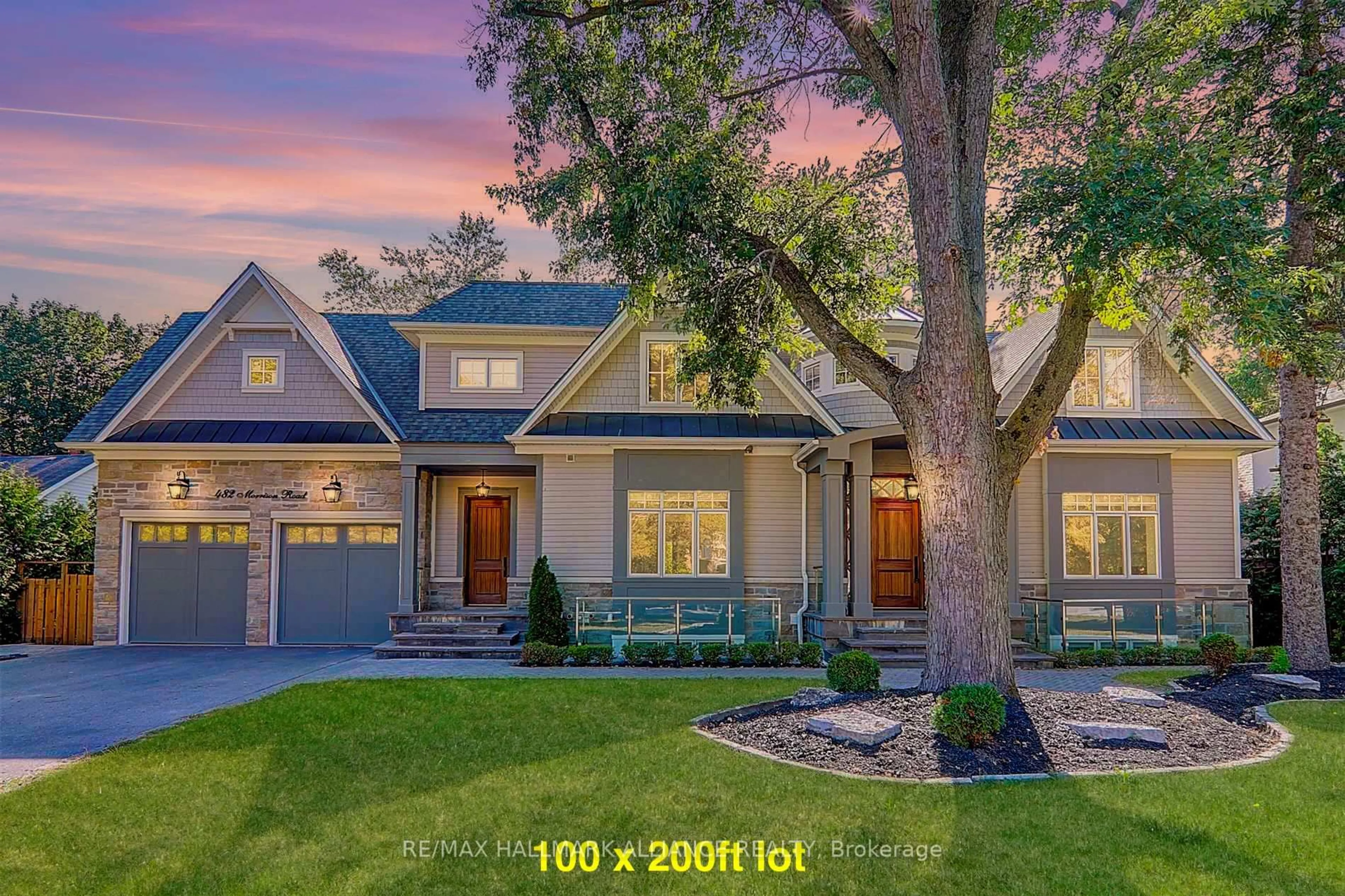 Home with brick exterior material, street for 482 Morrison Rd, Oakville Ontario L6J 4K5