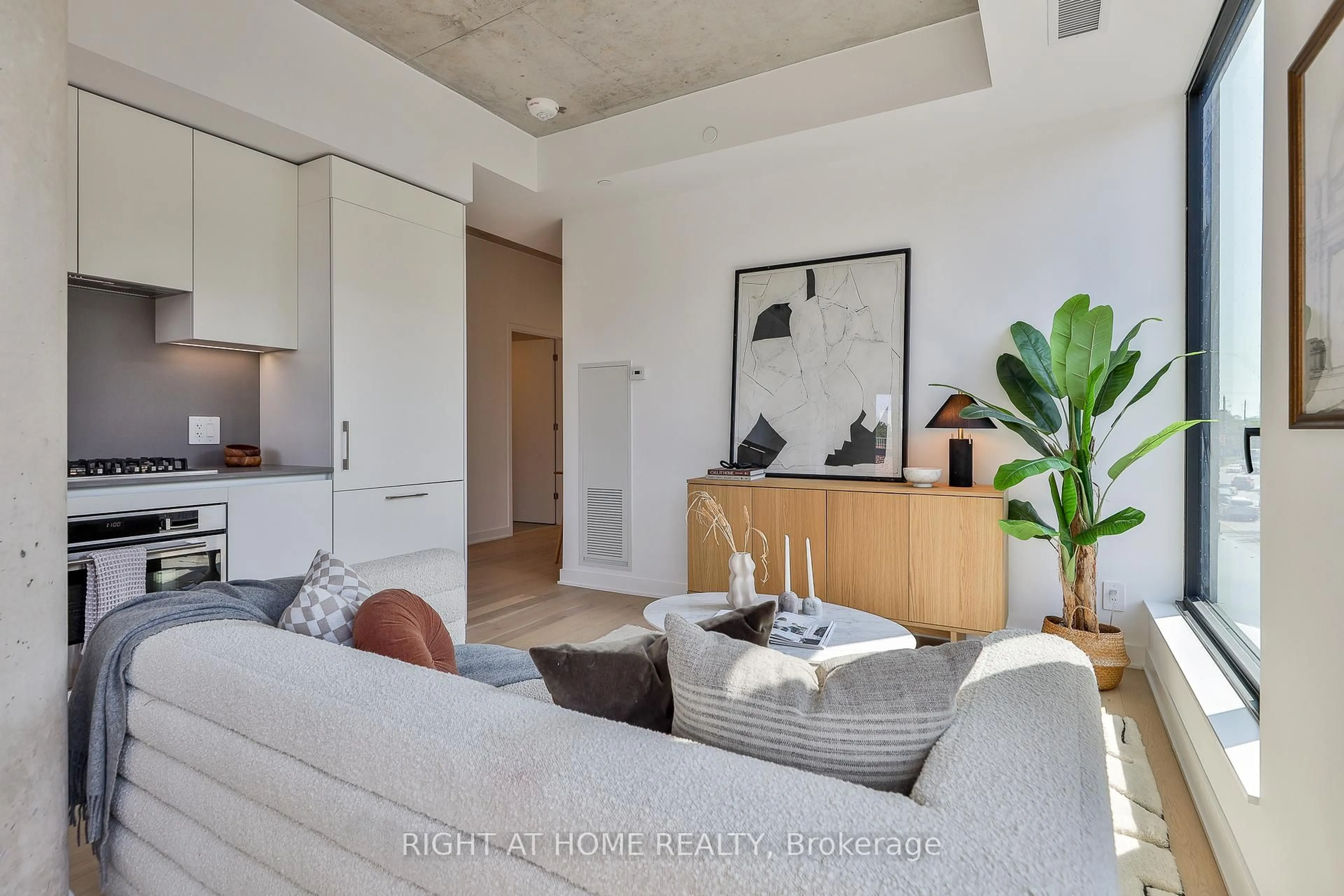 Living room with furniture, unknown for 2720 Dundas St #208, Toronto Ontario M6P 0C3
