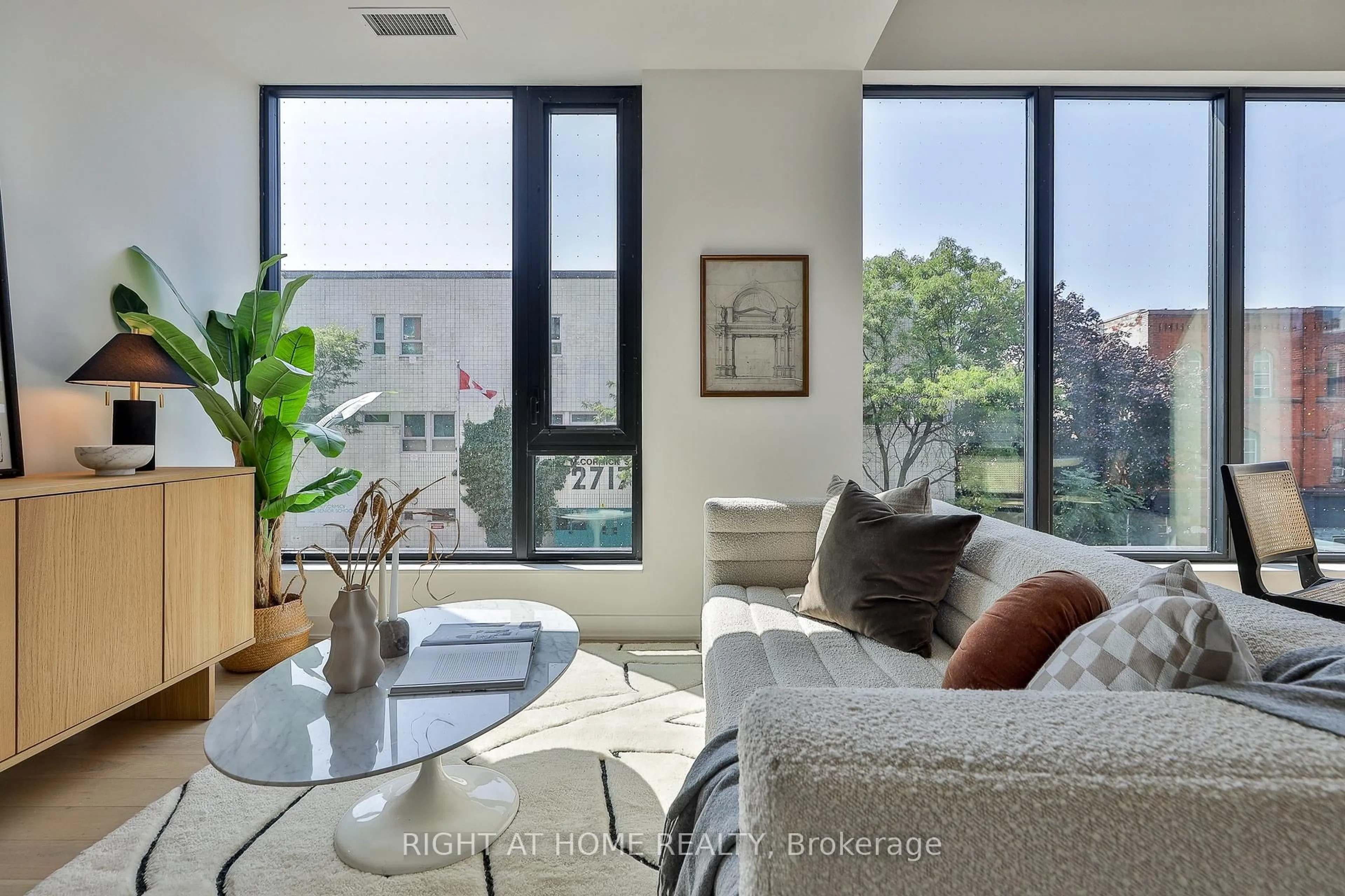 Living room with furniture, unknown for 2720 Dundas St #208, Toronto Ontario M6P 0C3