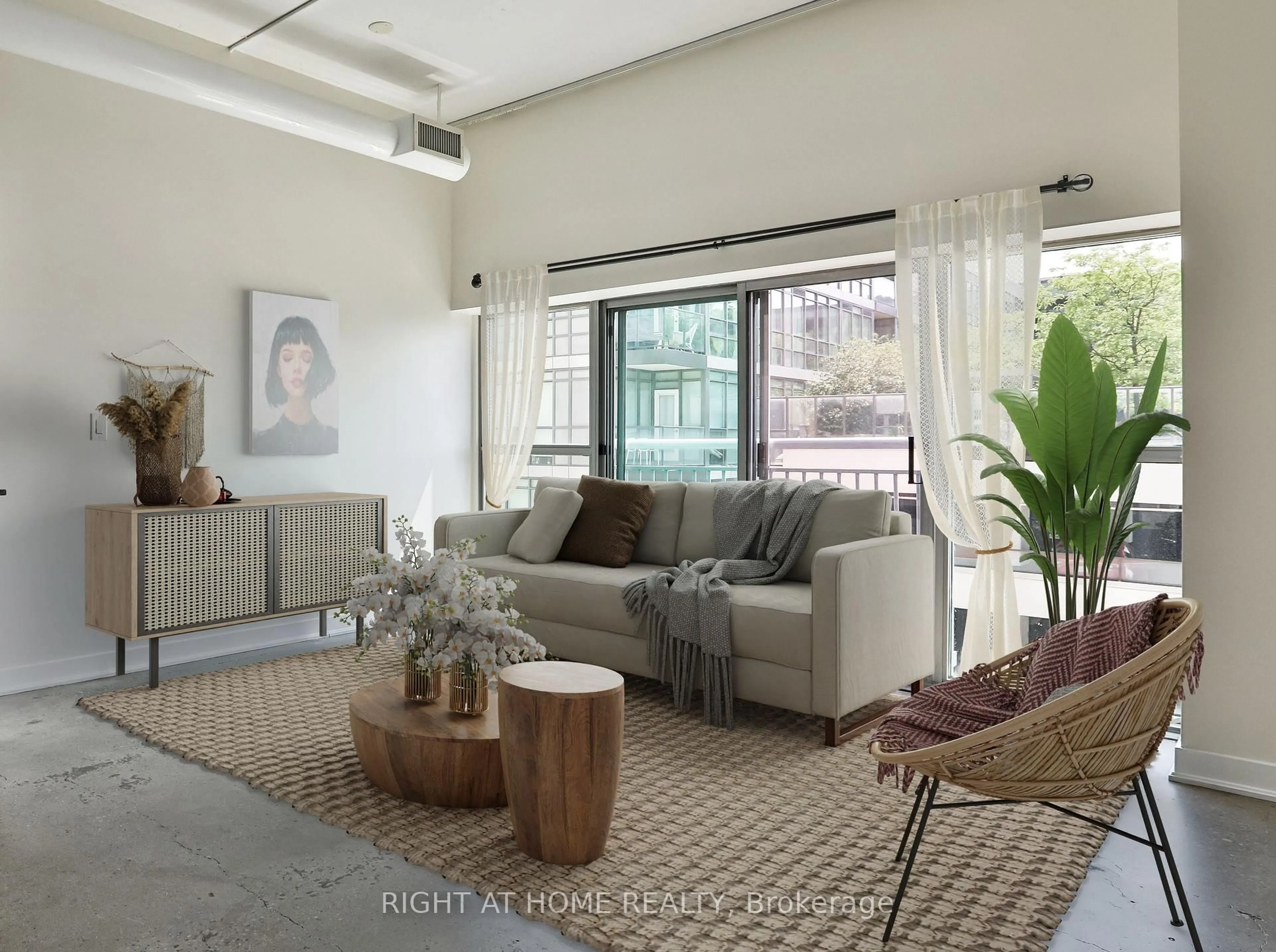 Living room with furniture, unknown for 2 Fieldway Rd #313, Toronto Ontario M8Z 0B9