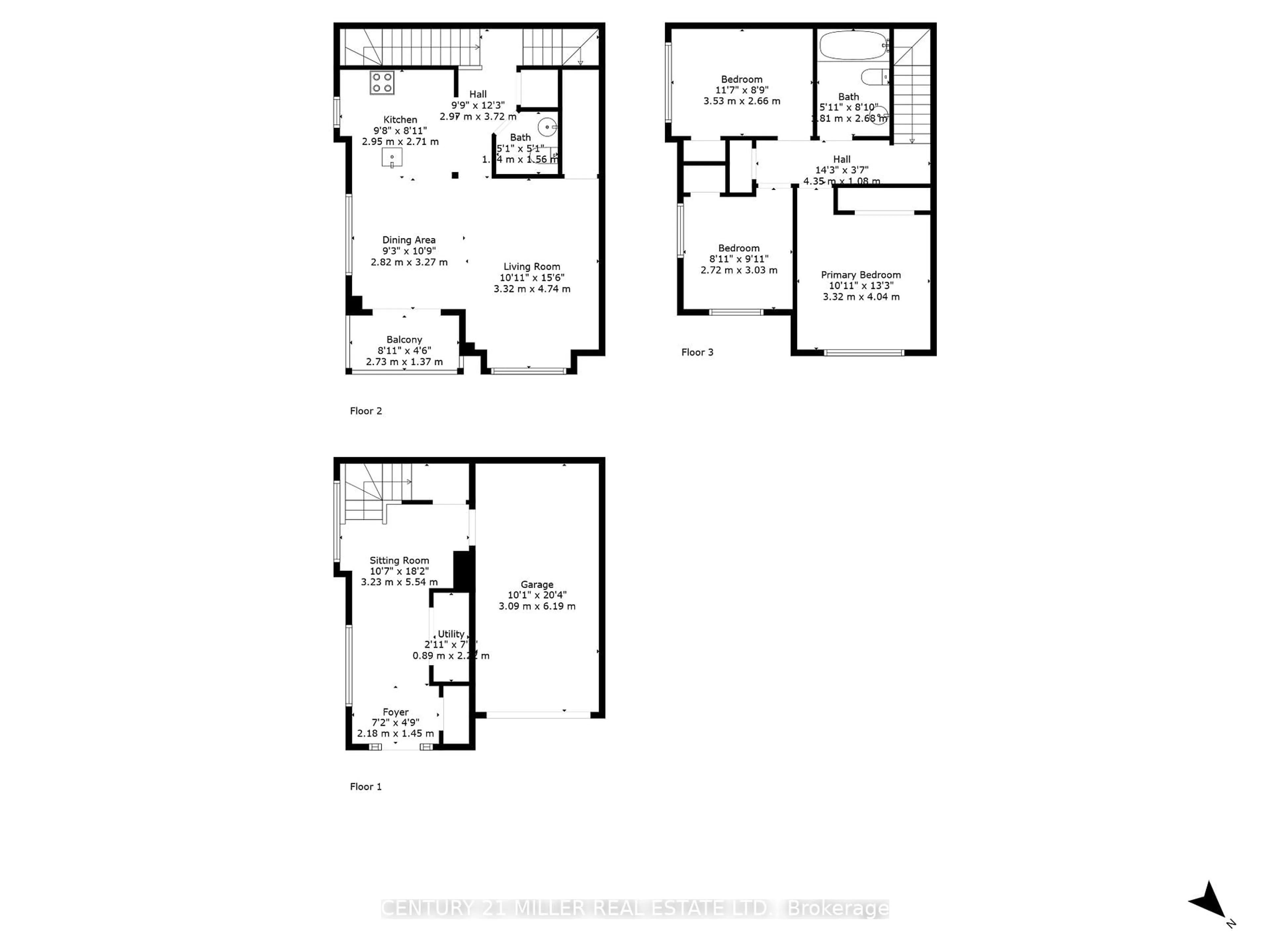 Floor plan for 2311 Natasha Circ, Oakville Ontario L6M 0L1