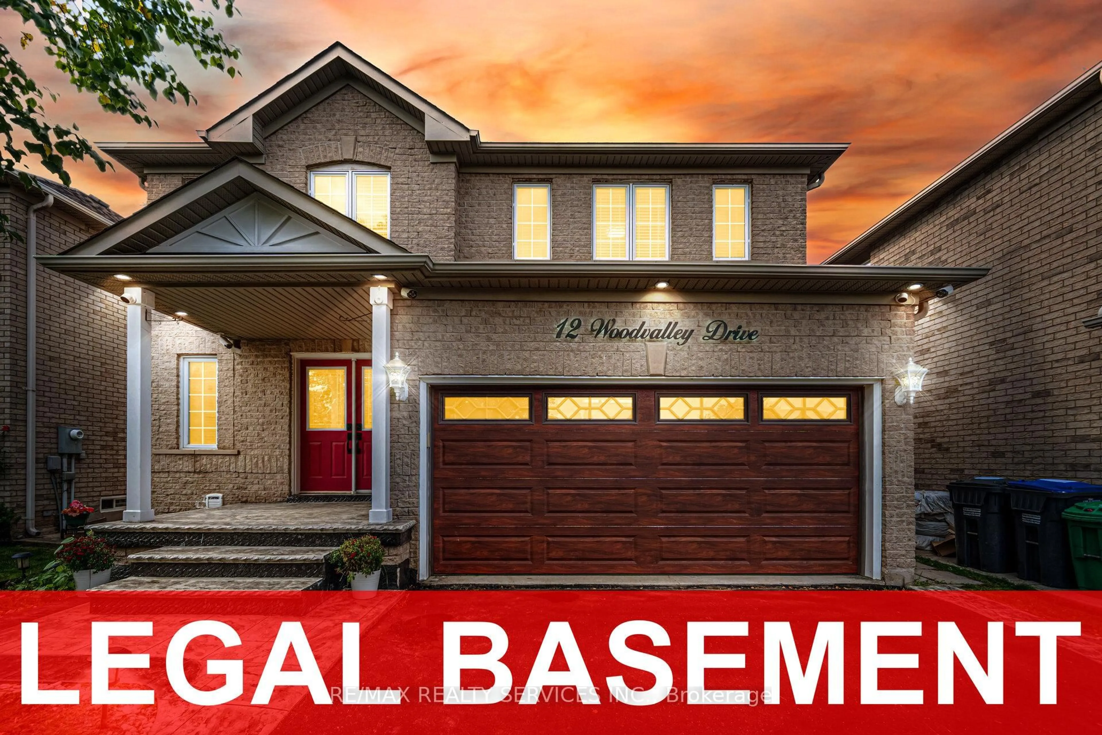 Home with brick exterior material, street for 12 Woodvalley Dr, Brampton Ontario L7A 1Z5