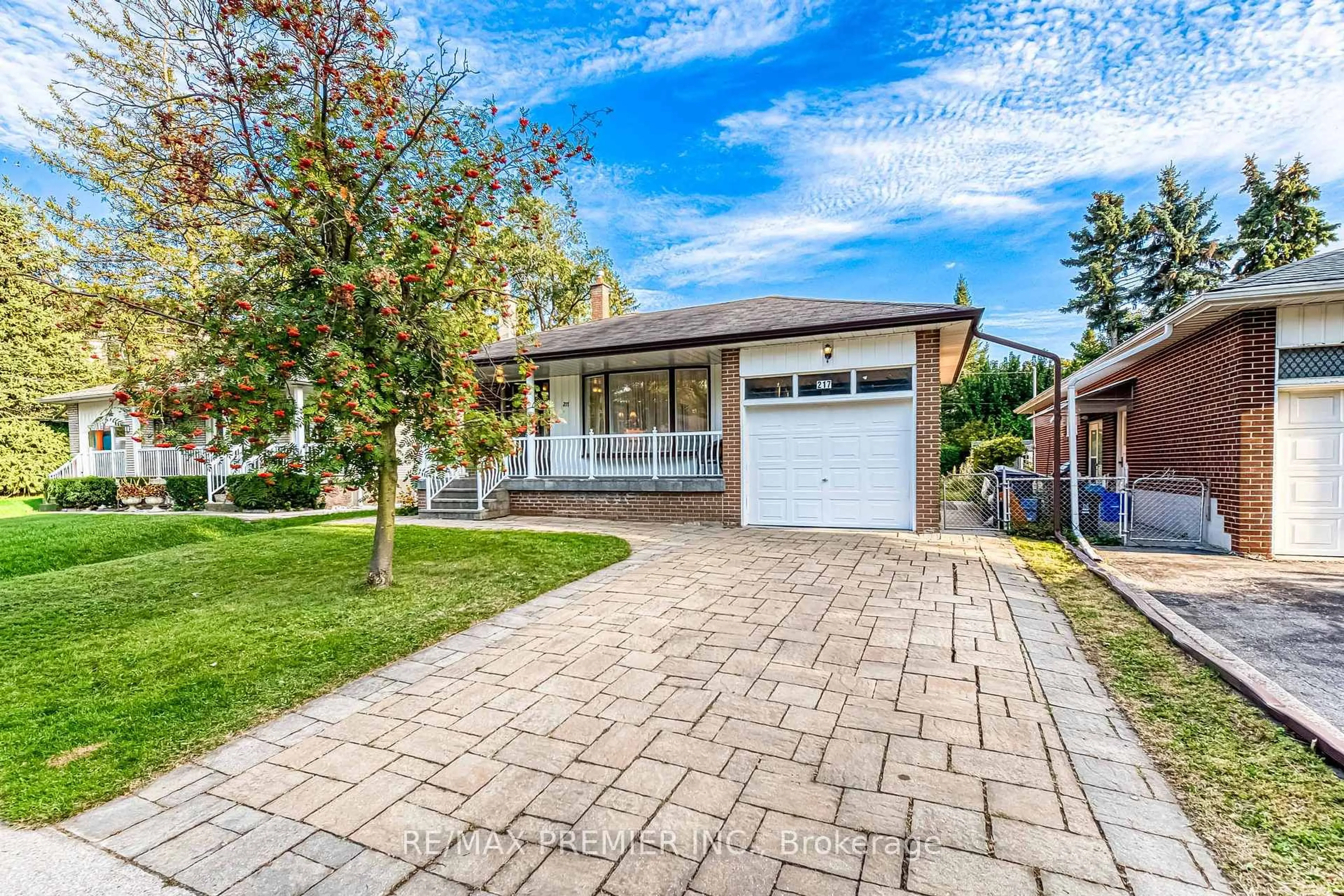Home with brick exterior material, street for 217 La Rose Ave, Toronto Ontario M9P 1B6
