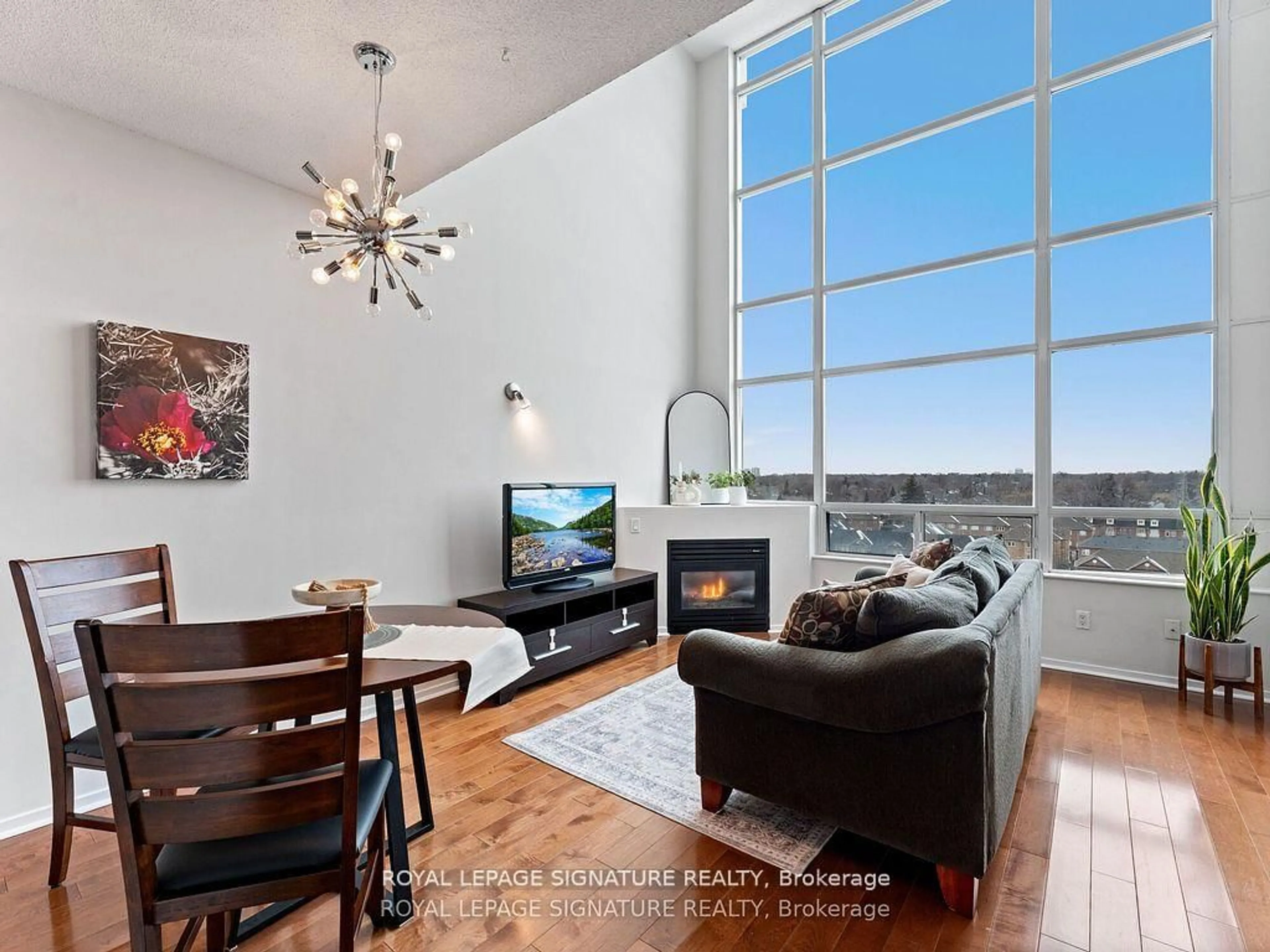 Living room with furniture, unknown for 200 Manitoba St #620, Toronto Ontario M8Y 3Y9