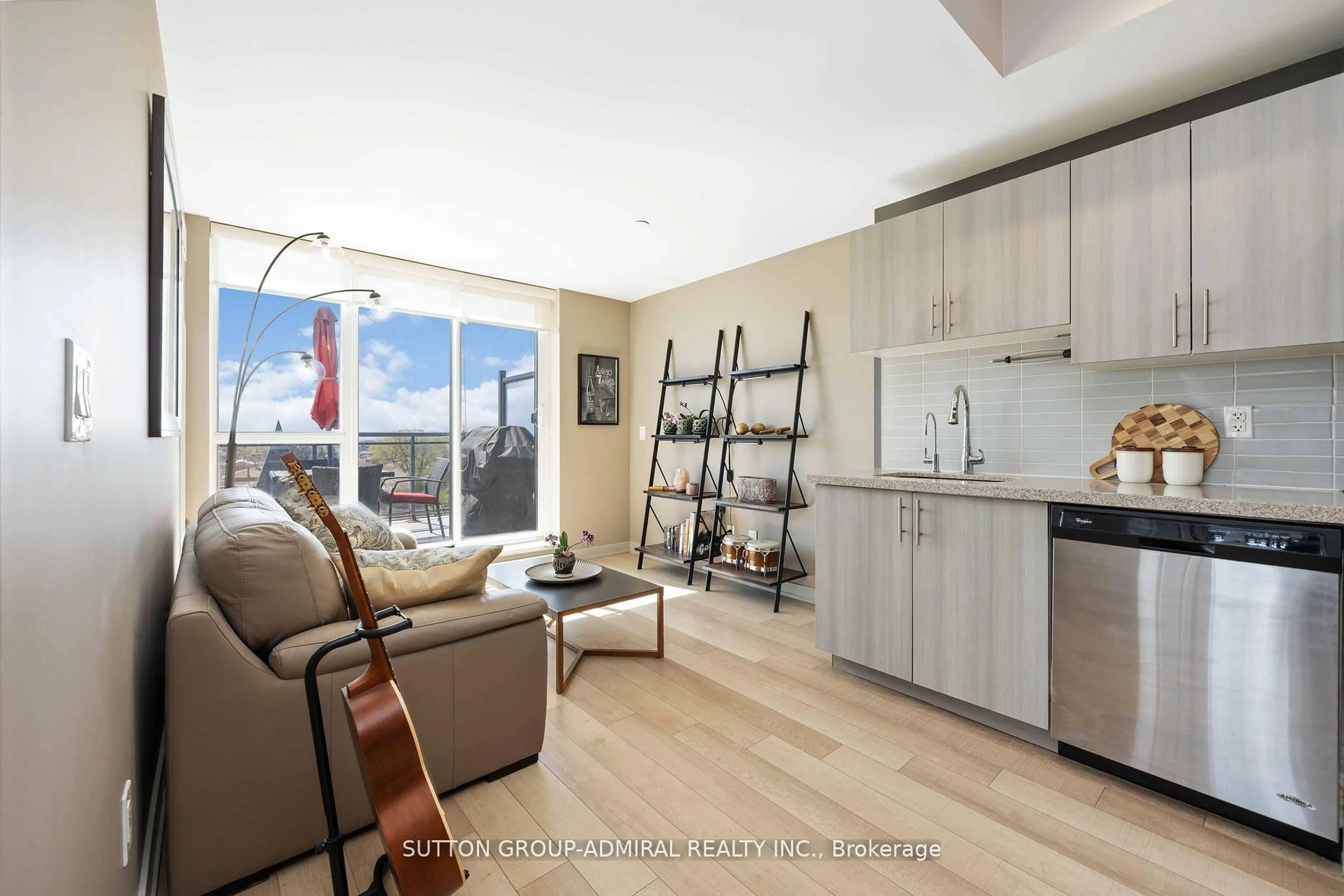 Open concept kitchen, unknown for 16 MCADAM Ave #509, Toronto Ontario M6A 0B9