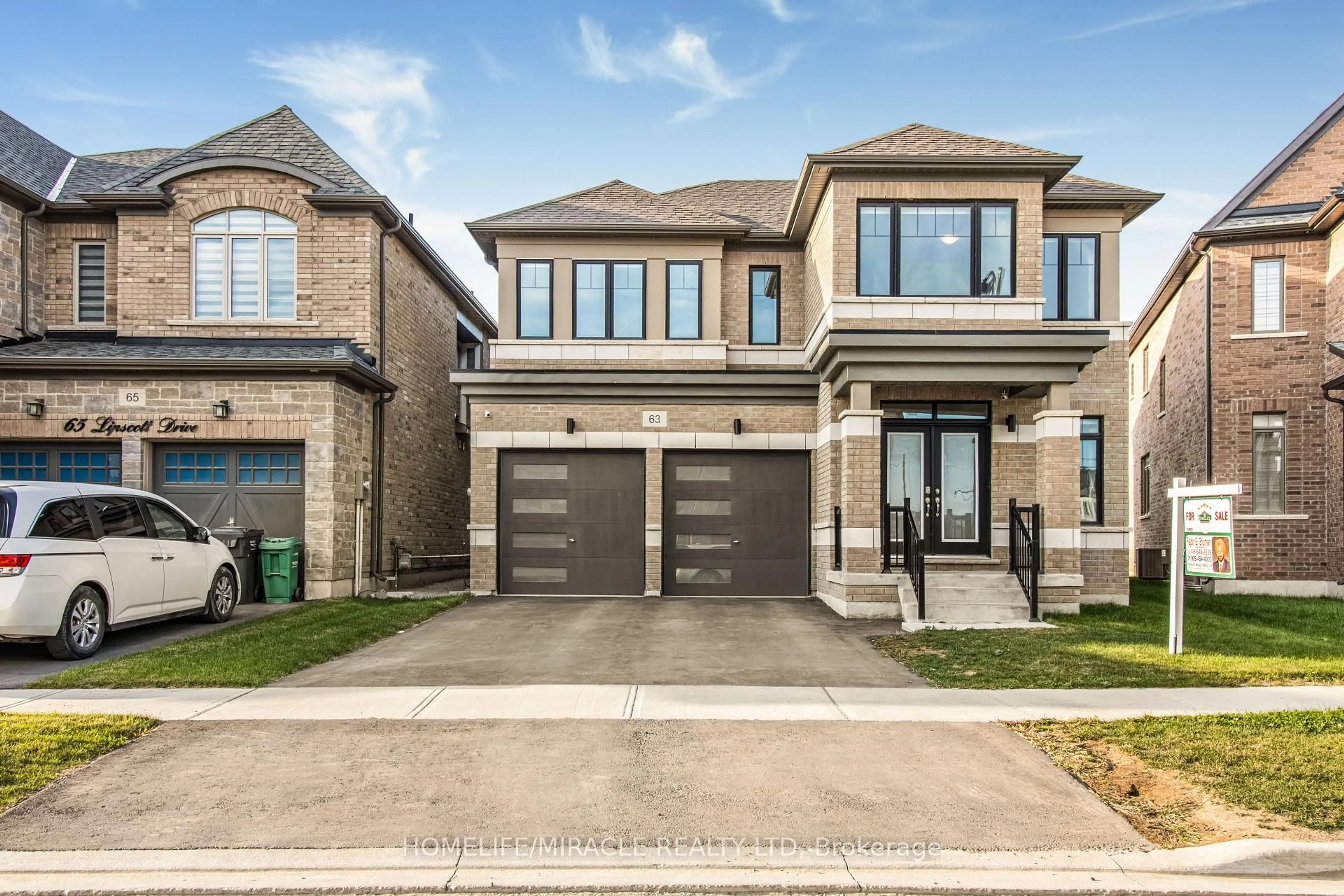 Home with brick exterior material, street for 63 Lipscott Dr, Caledon Ontario L7C 4K1
