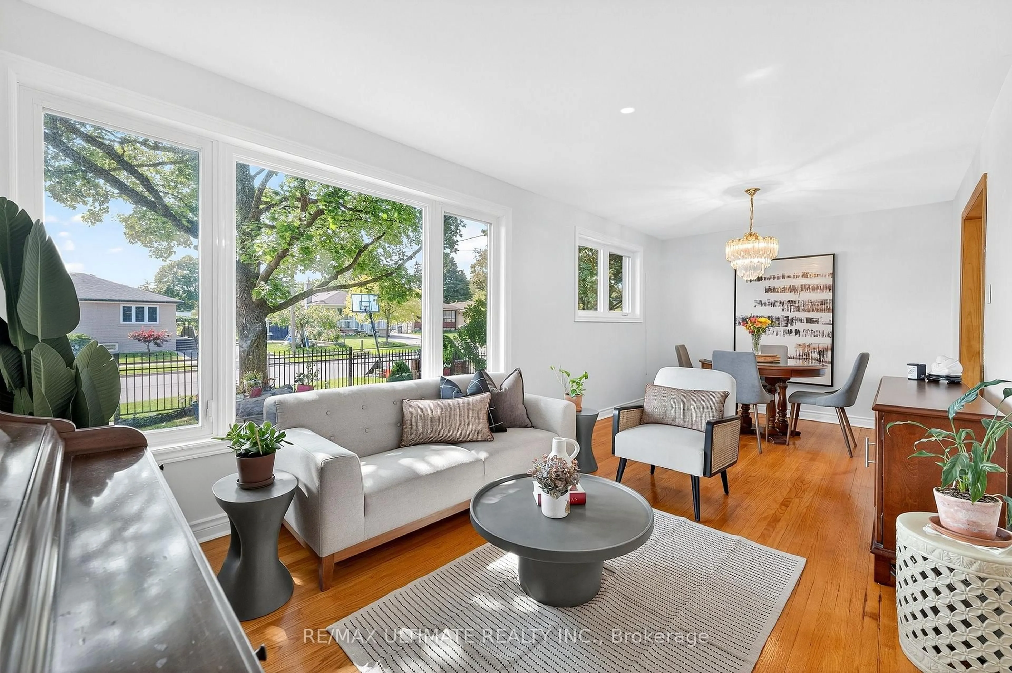 Living room with furniture, unknown for 18 Courtwright Rd, Toronto Ontario M9C 4B4