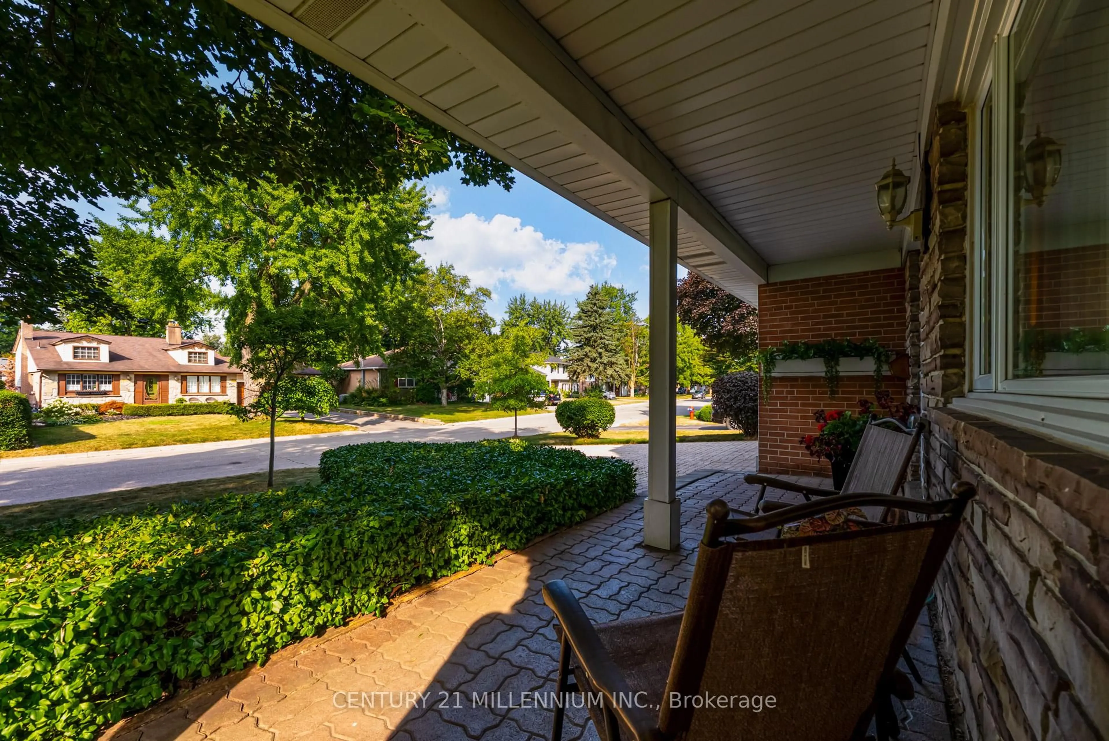 Patio, street for 12 Alderway Ave, Brampton Ontario L6Y 2B7