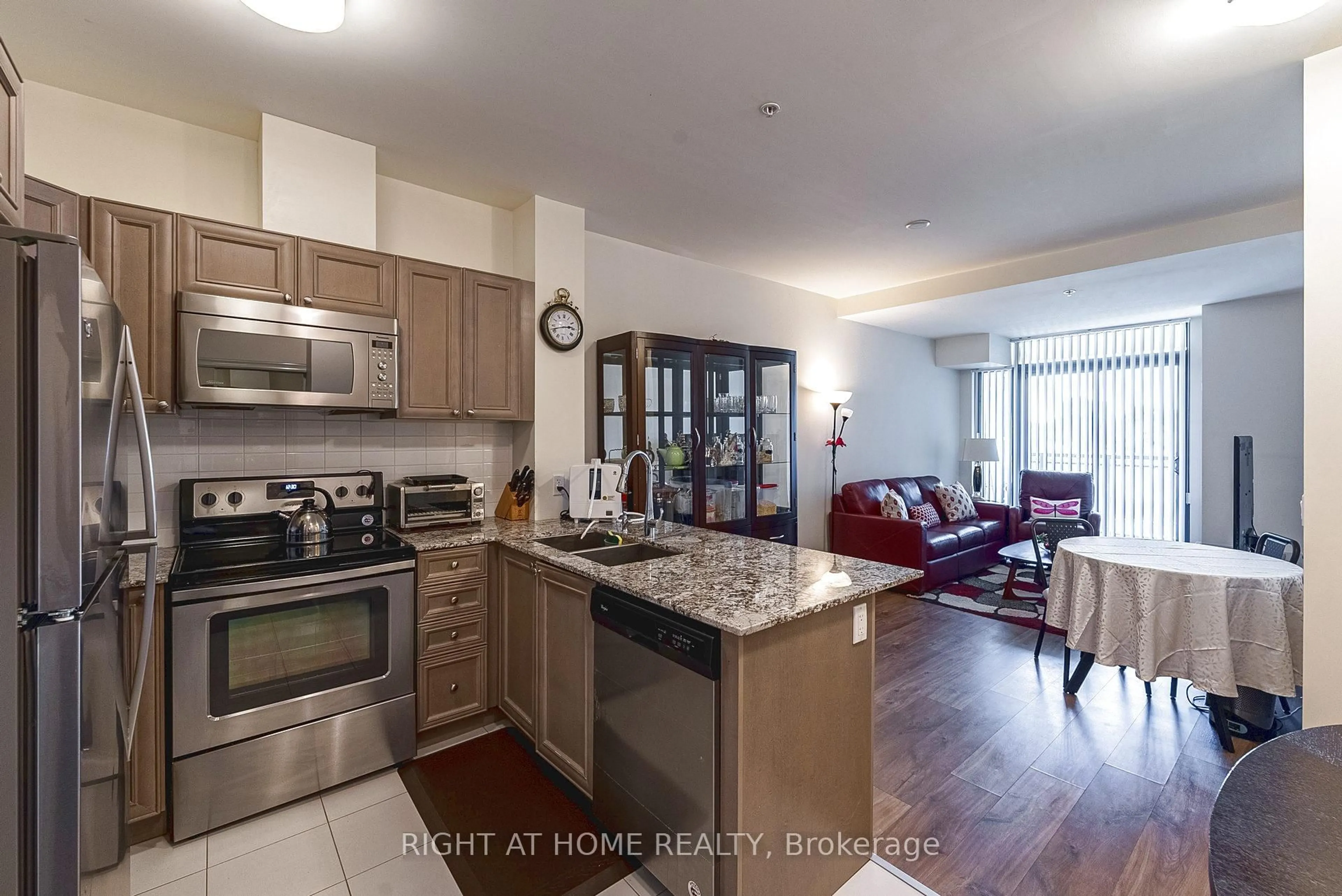 Open concept kitchen, unknown for 2522 Keele St #314, Toronto Ontario M6L 0A2