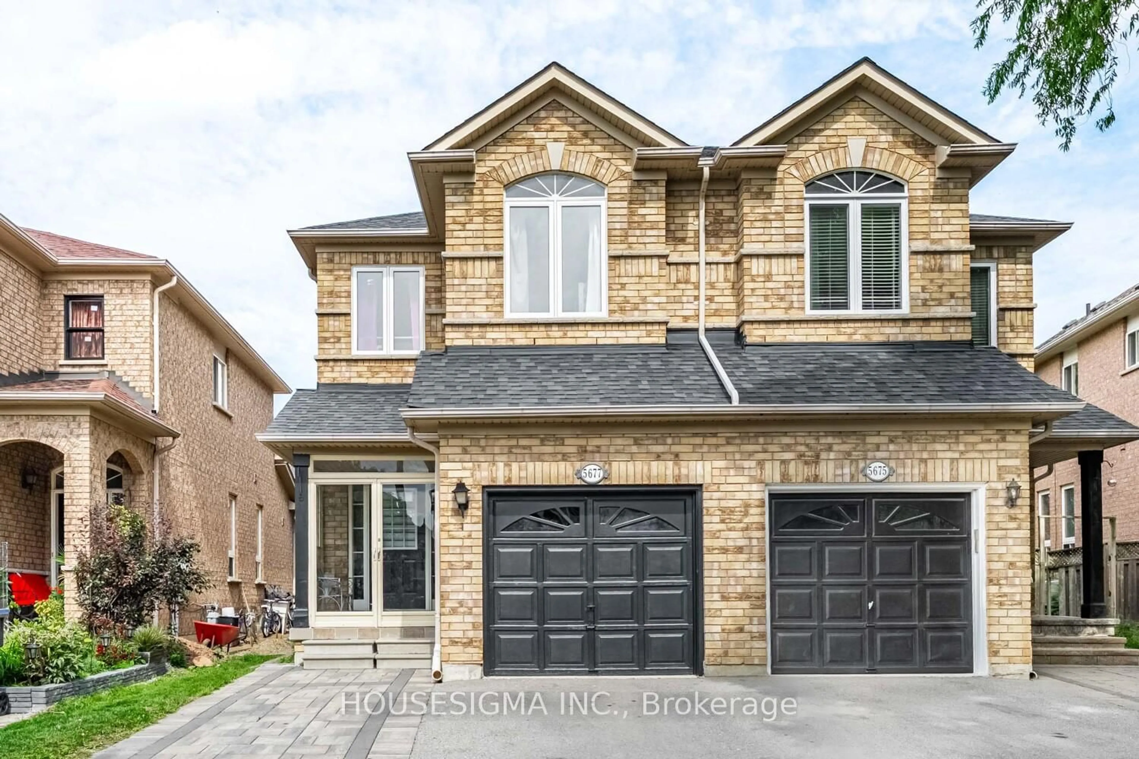 Home with brick exterior material, street for 5677 Raleigh St, Mississauga Ontario L5M 7E6