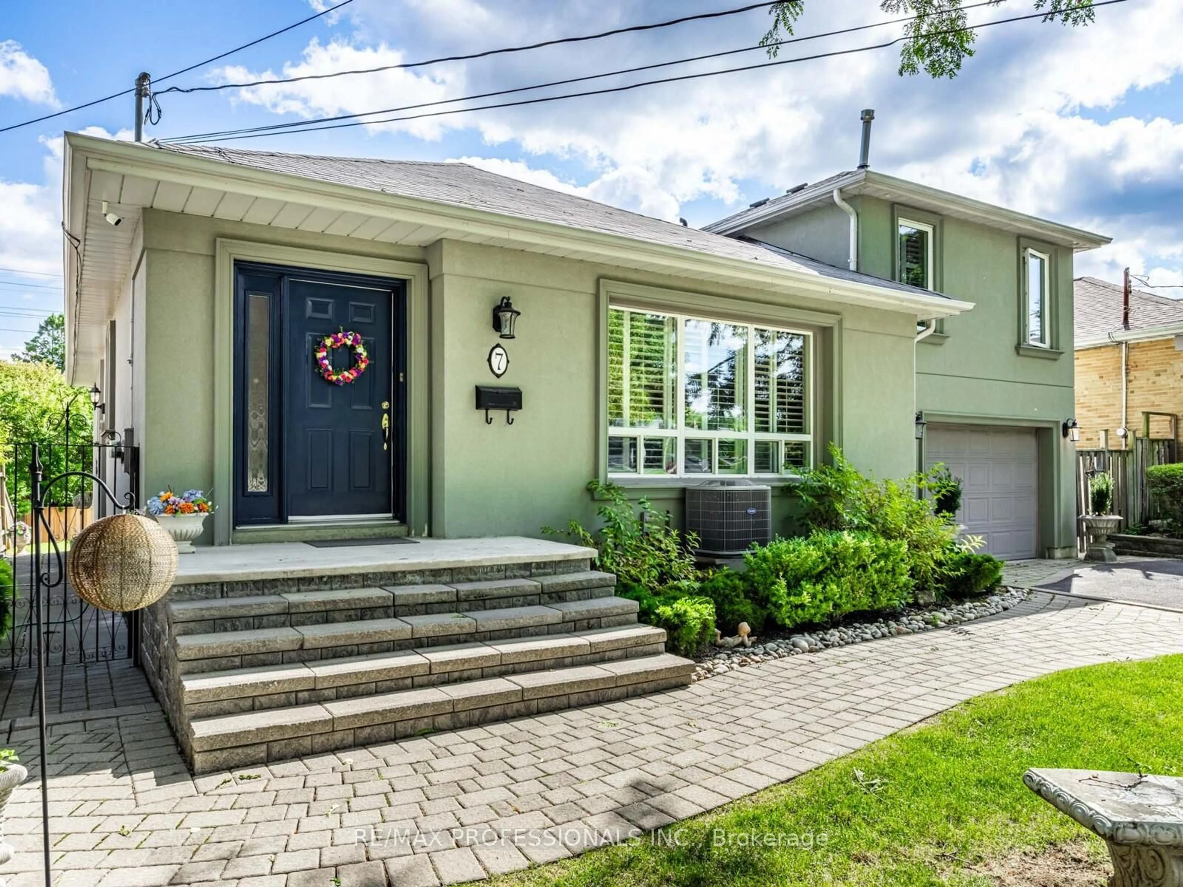 Home with brick exterior material, street for 7 Ravenscrest Dr, Toronto Ontario M9B 5M6