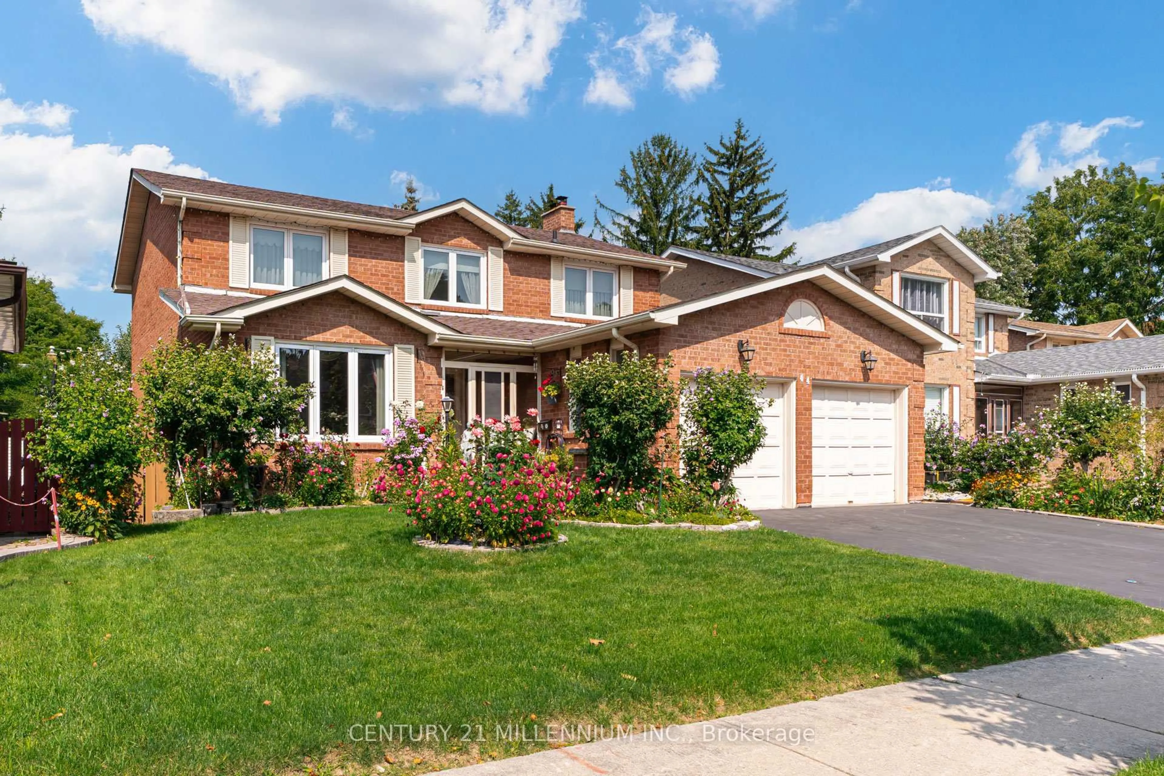 Home with brick exterior material, street for 44 Reeve Rd, Brampton Ontario L6X 2M7