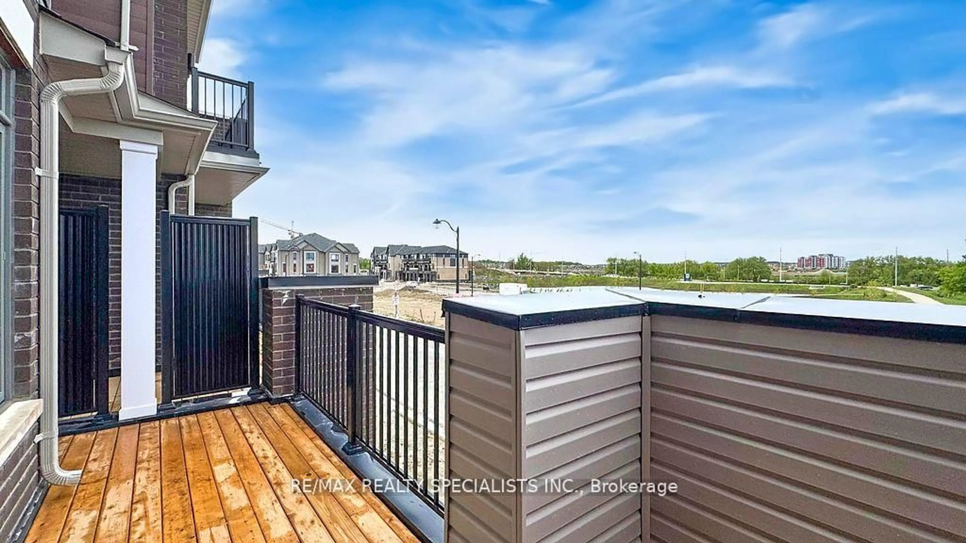Balcony in the apartment, water/lake/river/ocean view for 18 Monreau Dr, Brampton Ontario L7A 5M1