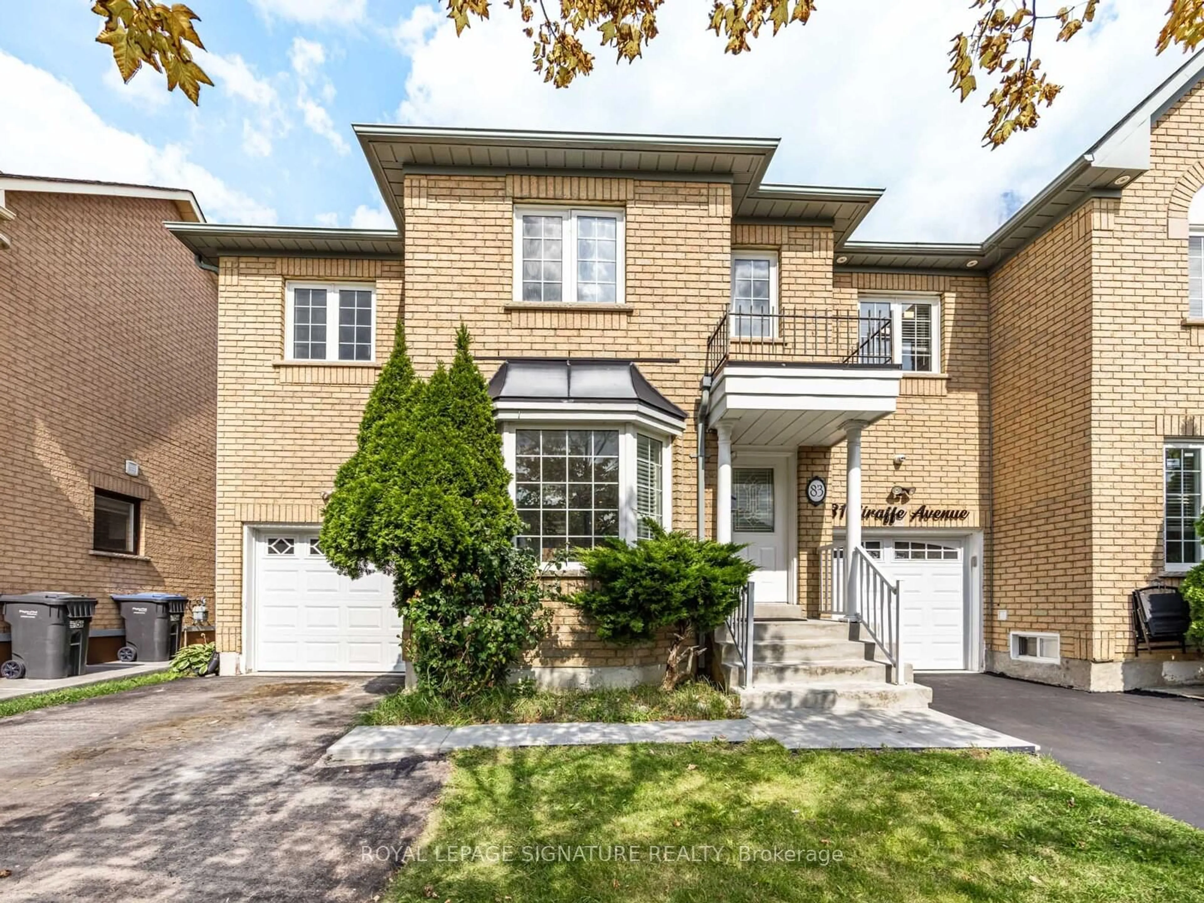 Home with brick exterior material, street for 83 Giraffe Ave, Brampton Ontario L6R 1Z1