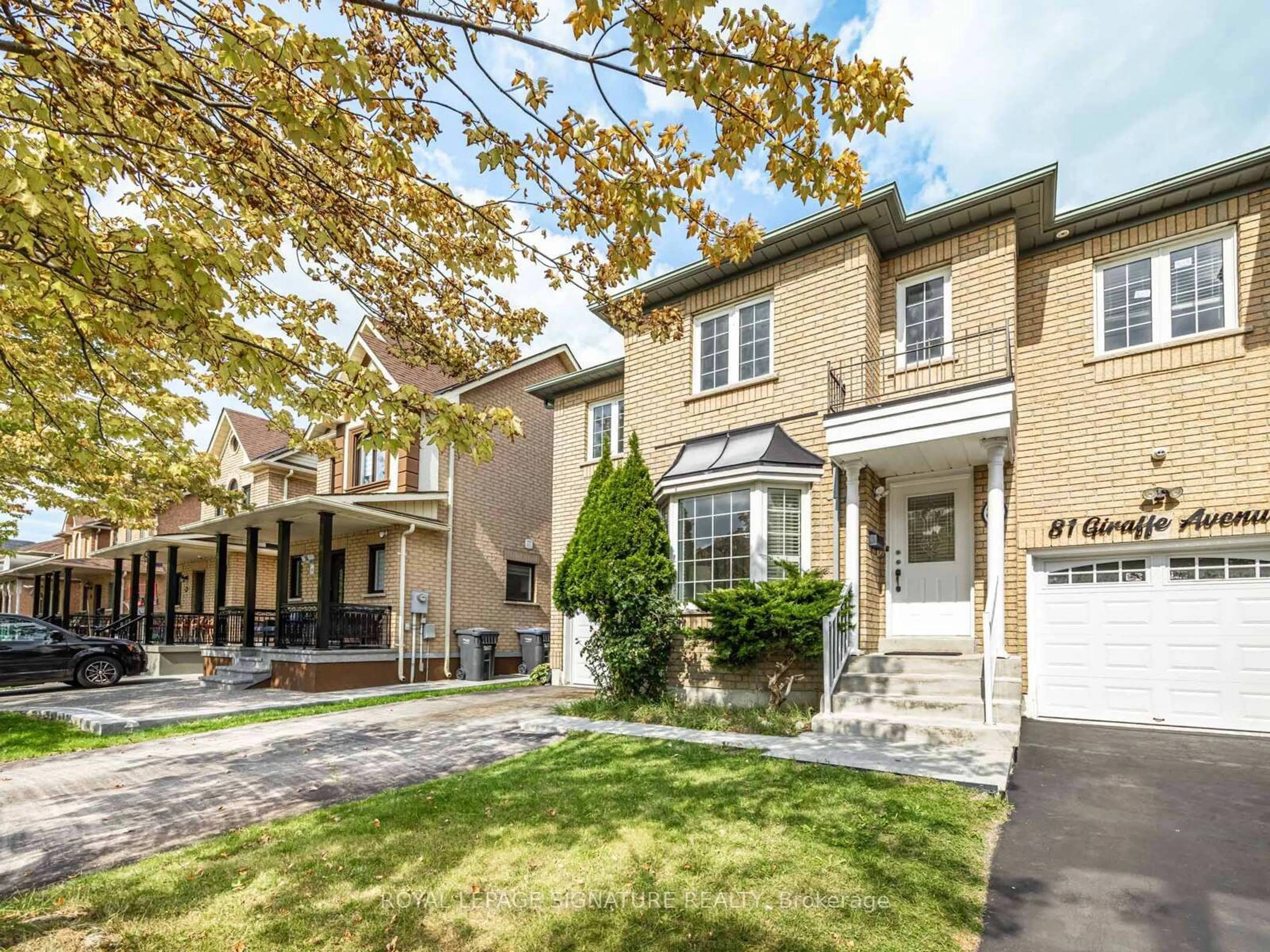 Home with brick exterior material, street for 83 Giraffe Ave, Brampton Ontario L6R 1Z1