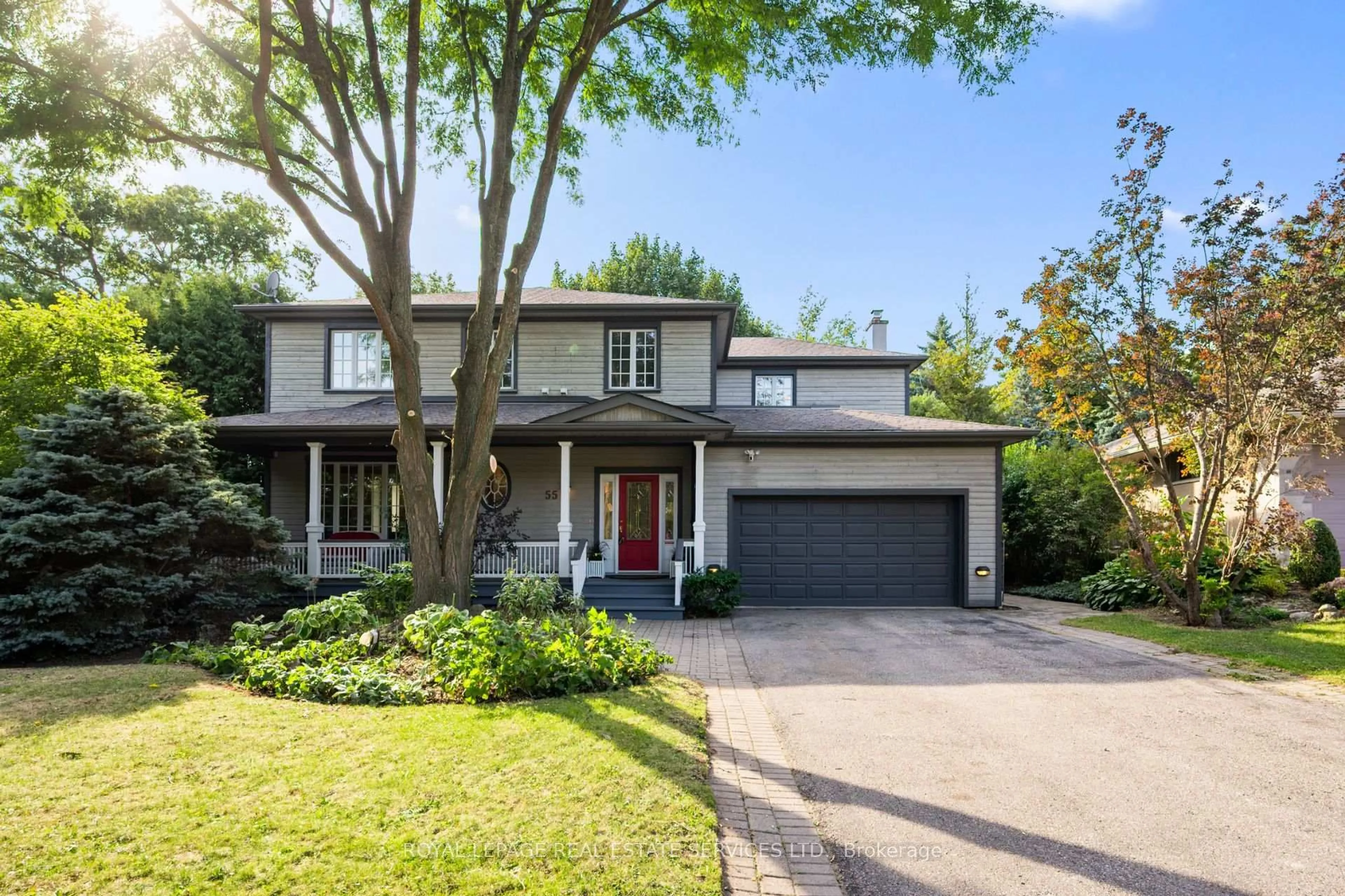 Home with brick exterior material, street for 55 Sir Williams Lane, Toronto Ontario M9A 1V2