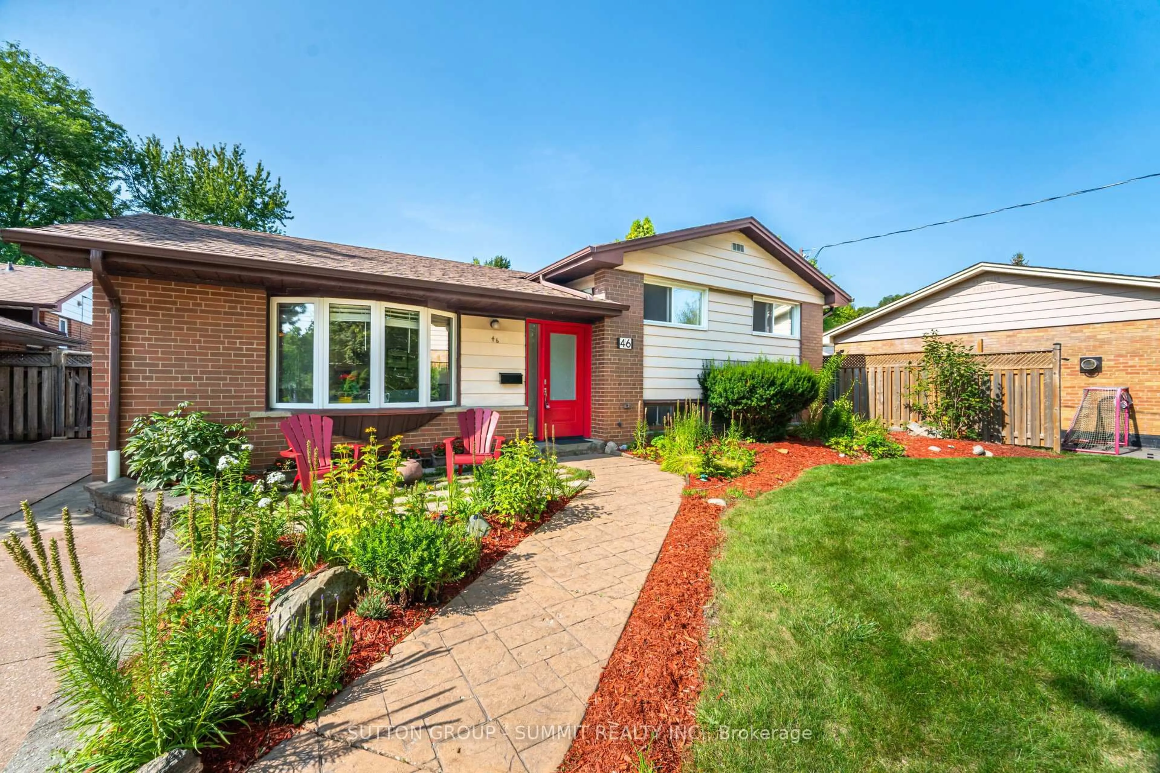 Home with brick exterior material, street for 46 Theodore Dr, Mississauga Ontario L5M 1E4