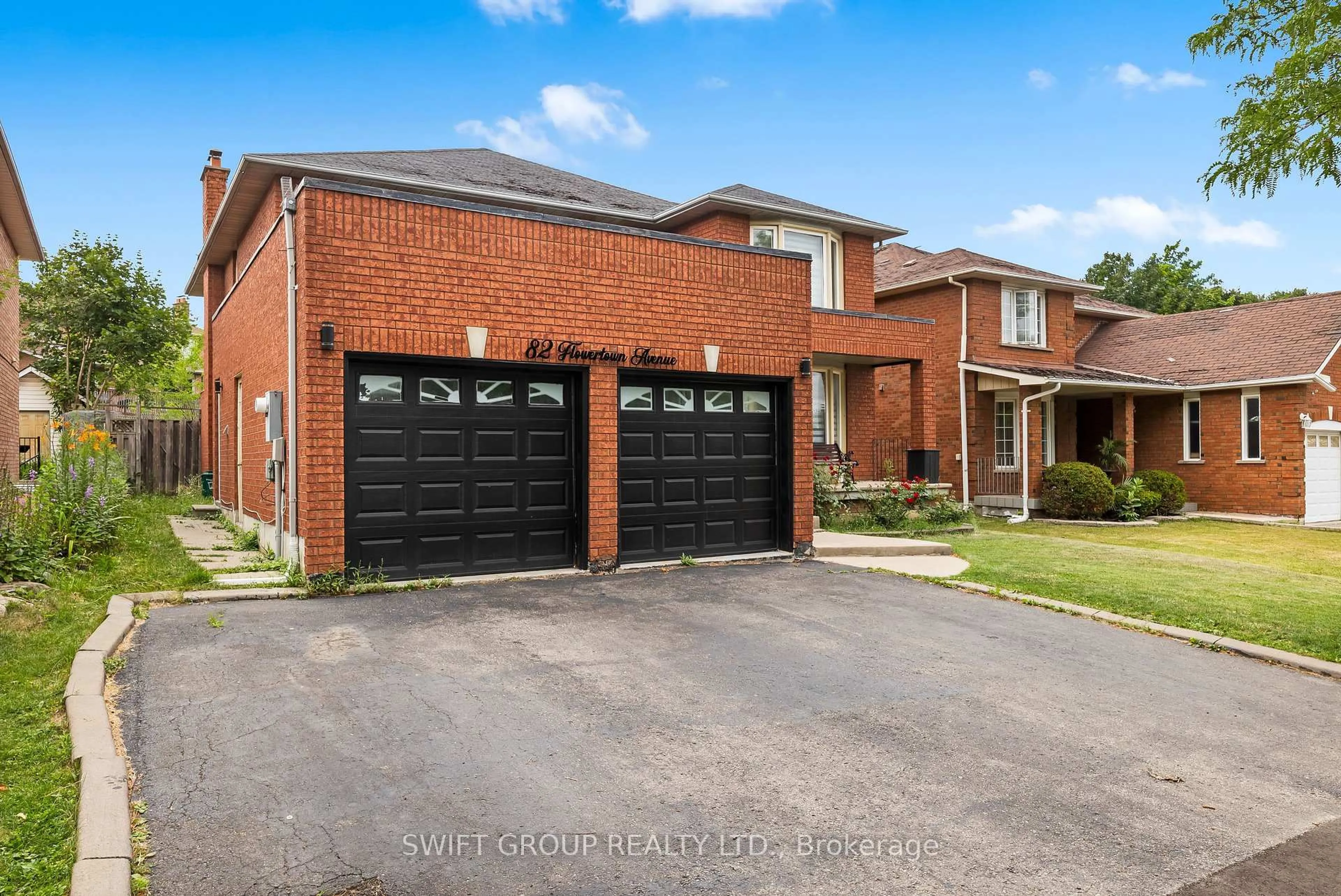 Home with brick exterior material, street for 82 Flowertown Ave, Brampton Ontario L6X 2K7