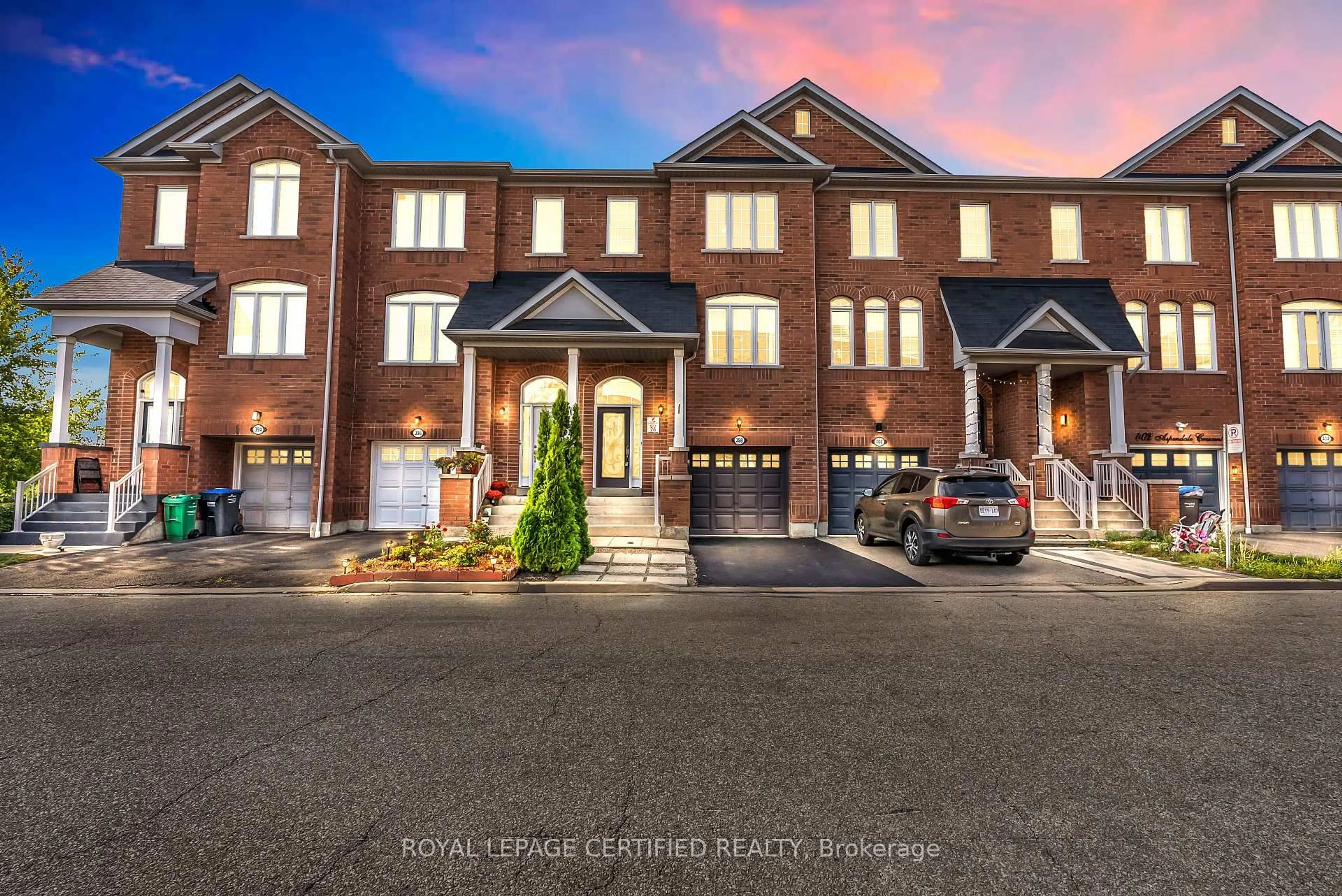 Home with brick exterior material, street for 398 Aspendale Cres, Mississauga Ontario L5W 0E7