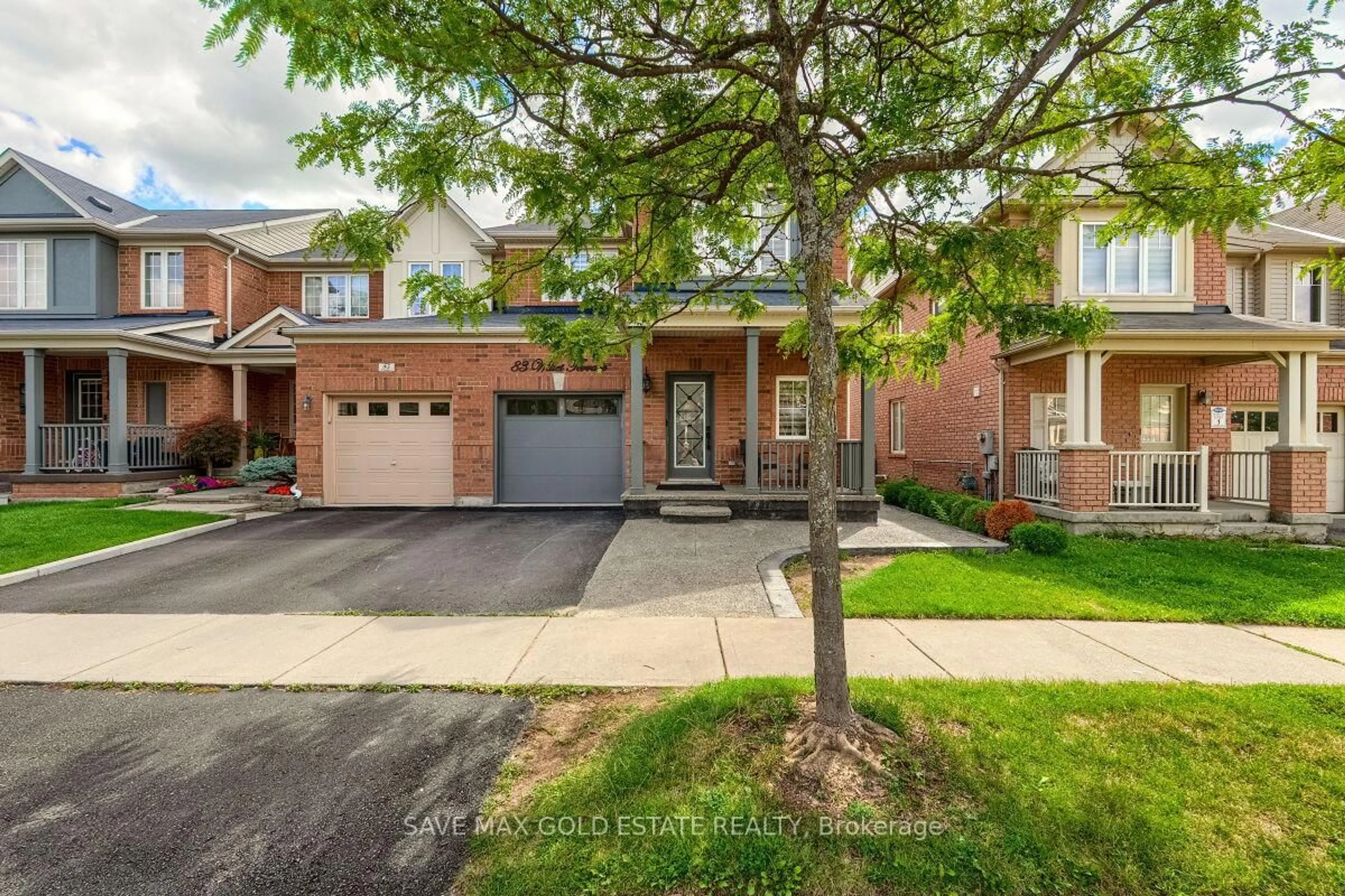Home with brick exterior material, street for 83 Willet Terr, Milton Ontario L9T 7B9