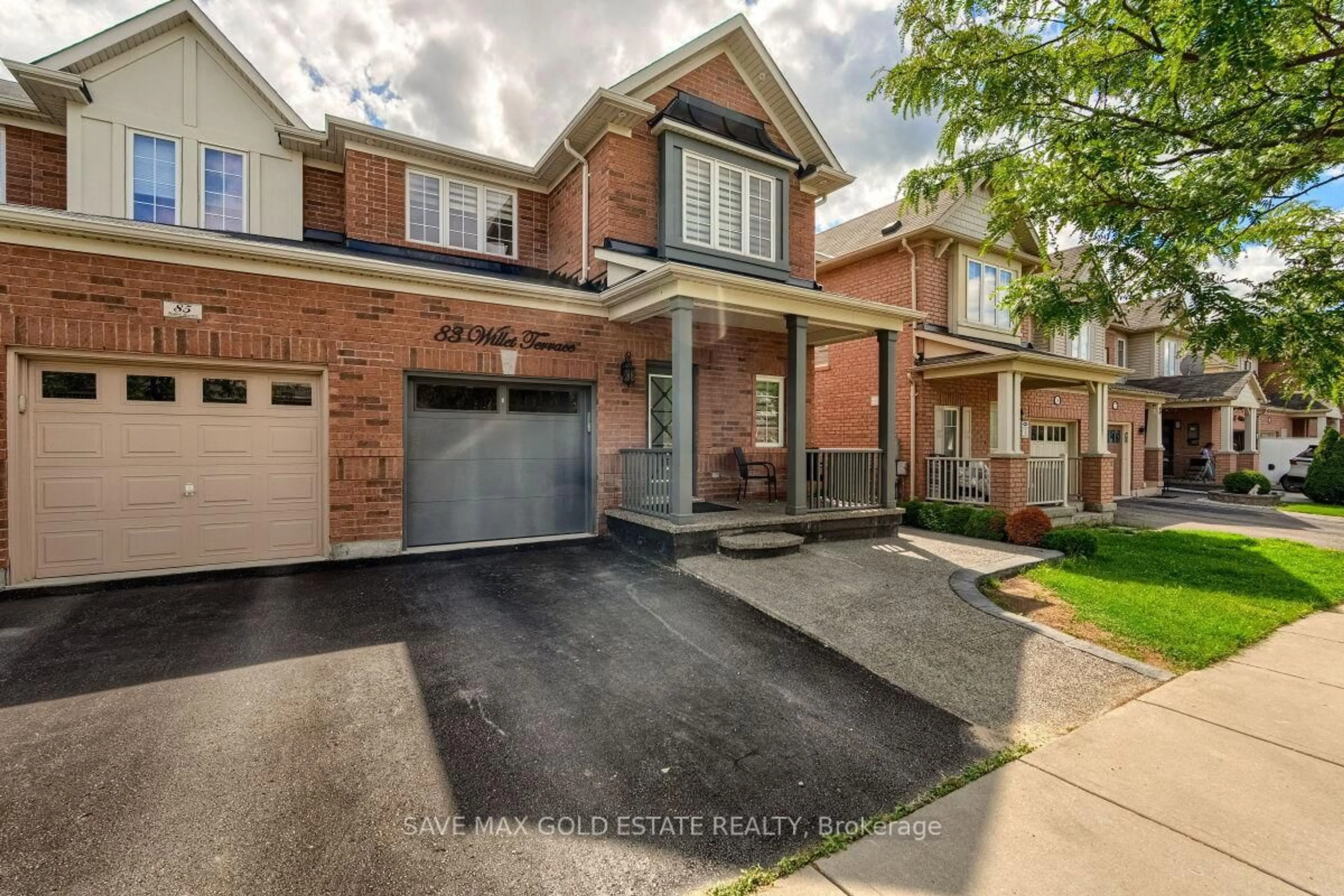 Home with brick exterior material, street for 83 Willet Terr, Milton Ontario L9T 7B9